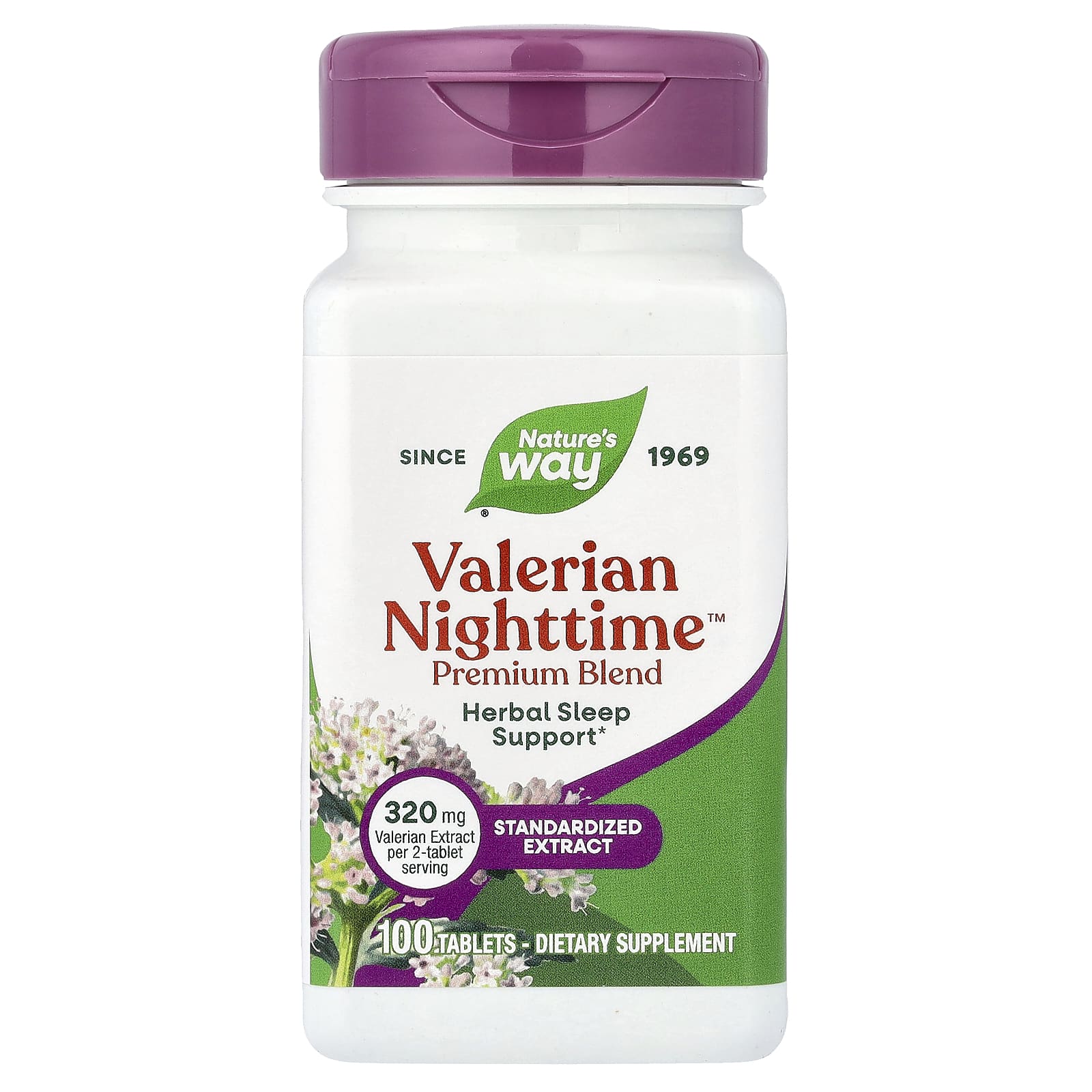 Nature's Way Valerian Nighttime – 100 comprimés — Tunisie