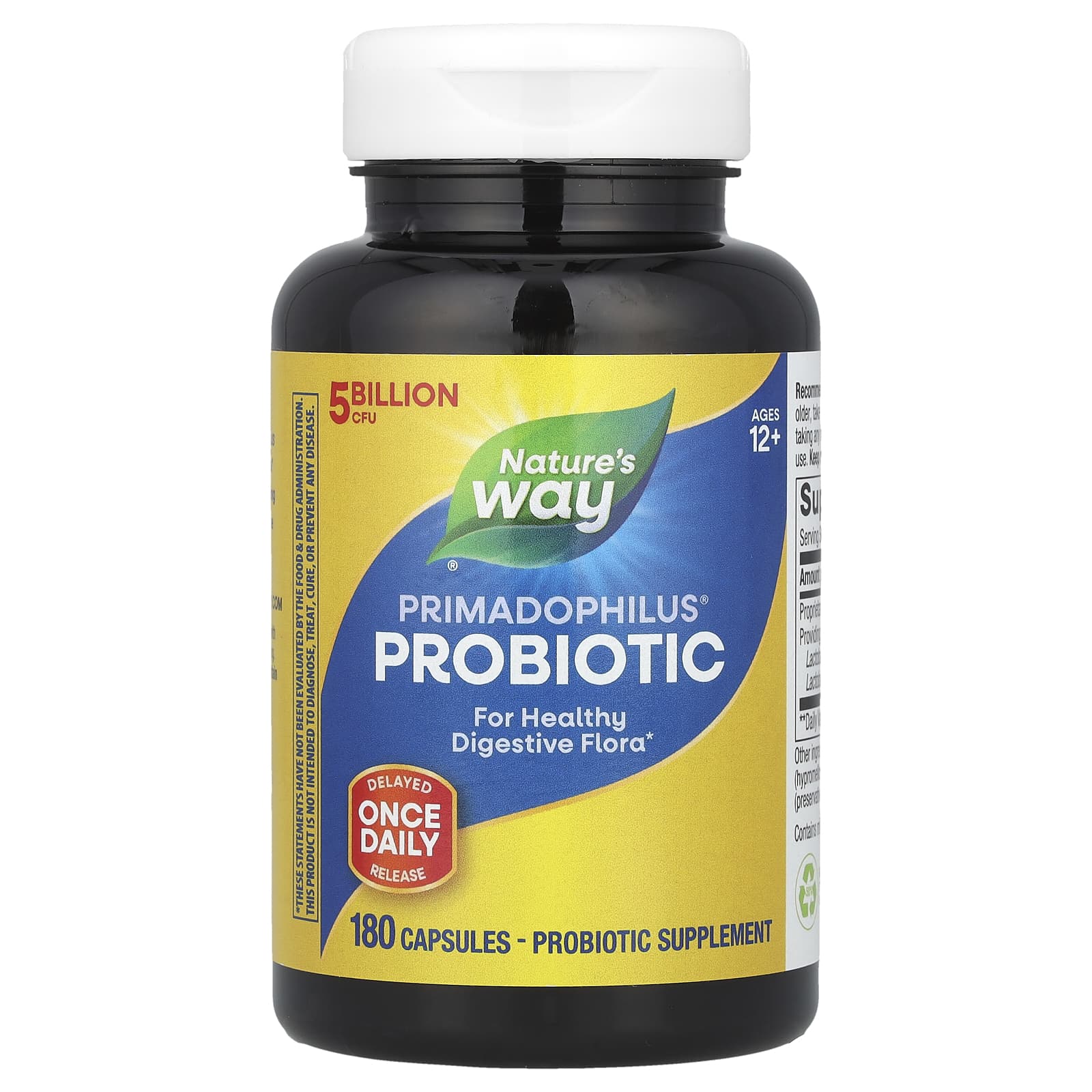 Nature's Way Primadophilus Probiotic – 180 gélules — Tunisie