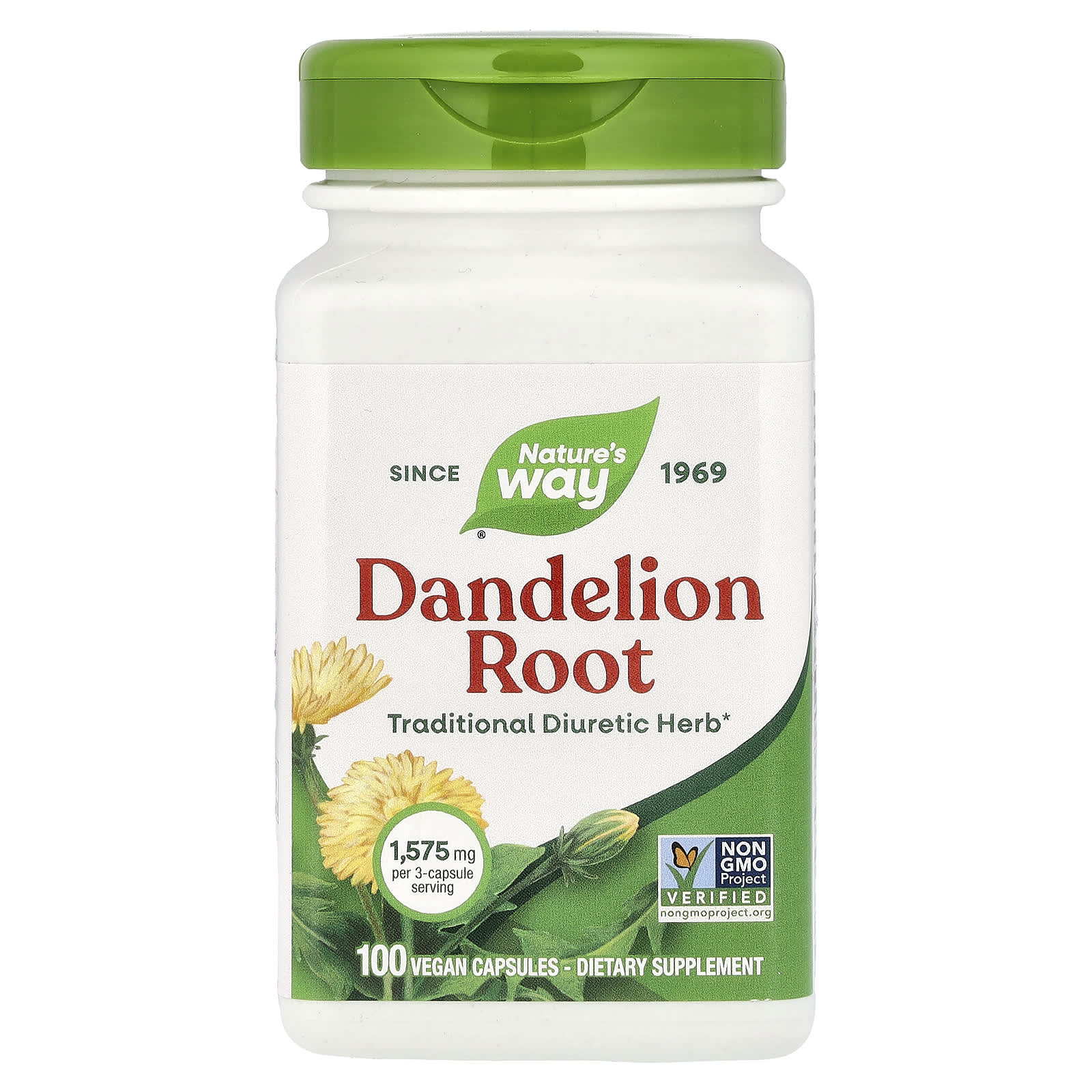 Nature's Way Dandelion Root – 100 gélules véganes — Tunisie