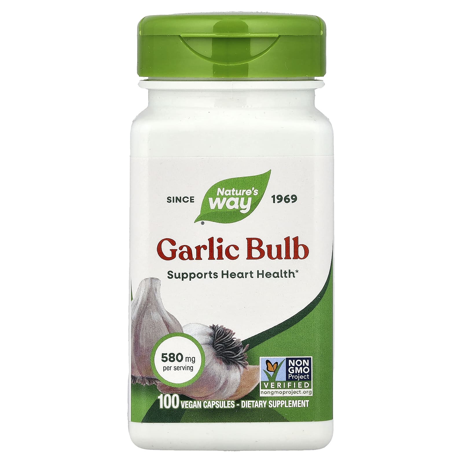 Nature's Way Garlic Bulb – 100 gélules véganes — Tunisie