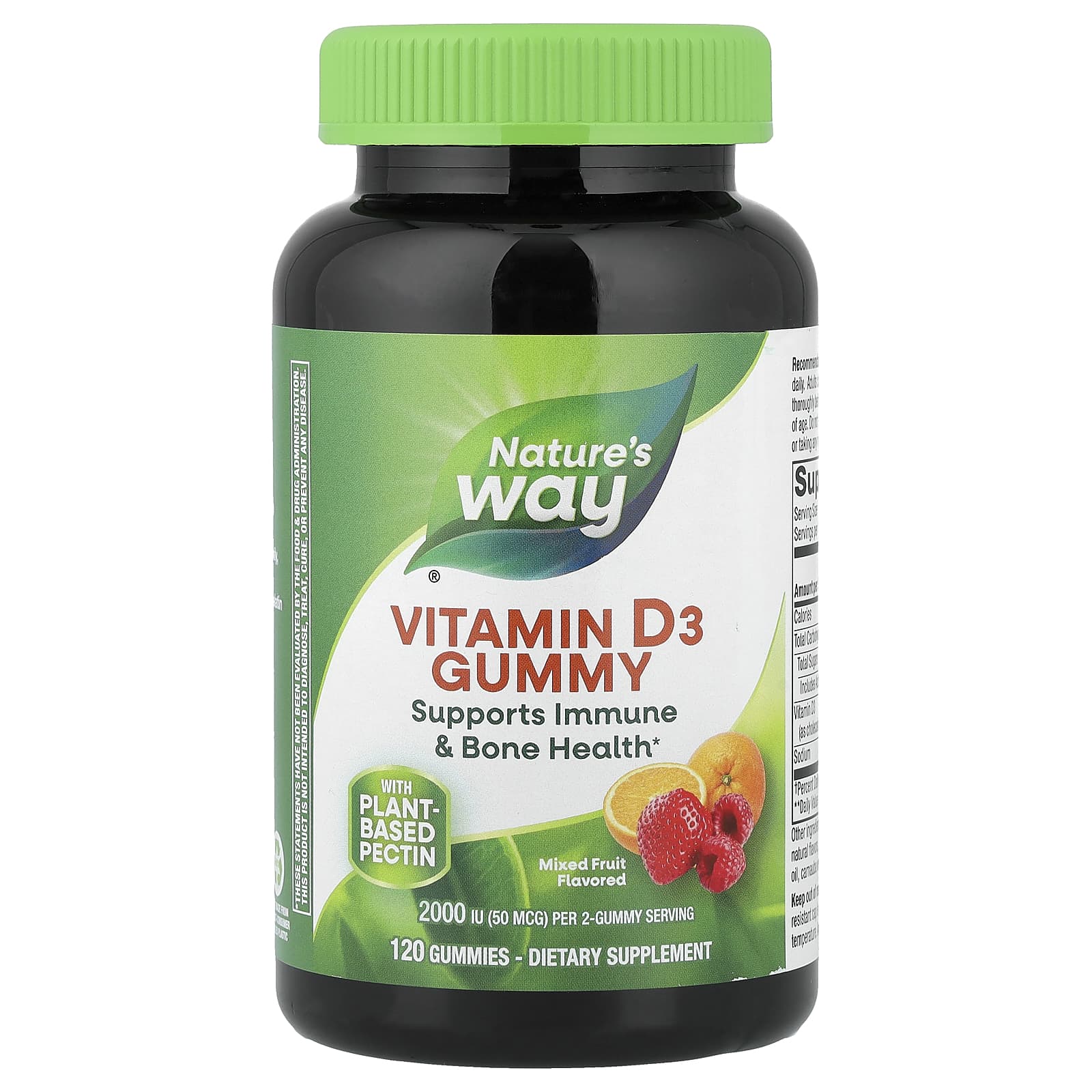 Nature's Way Vitamin D3 Gummy – Mixed Fruit – 120 gommes — Tunisie