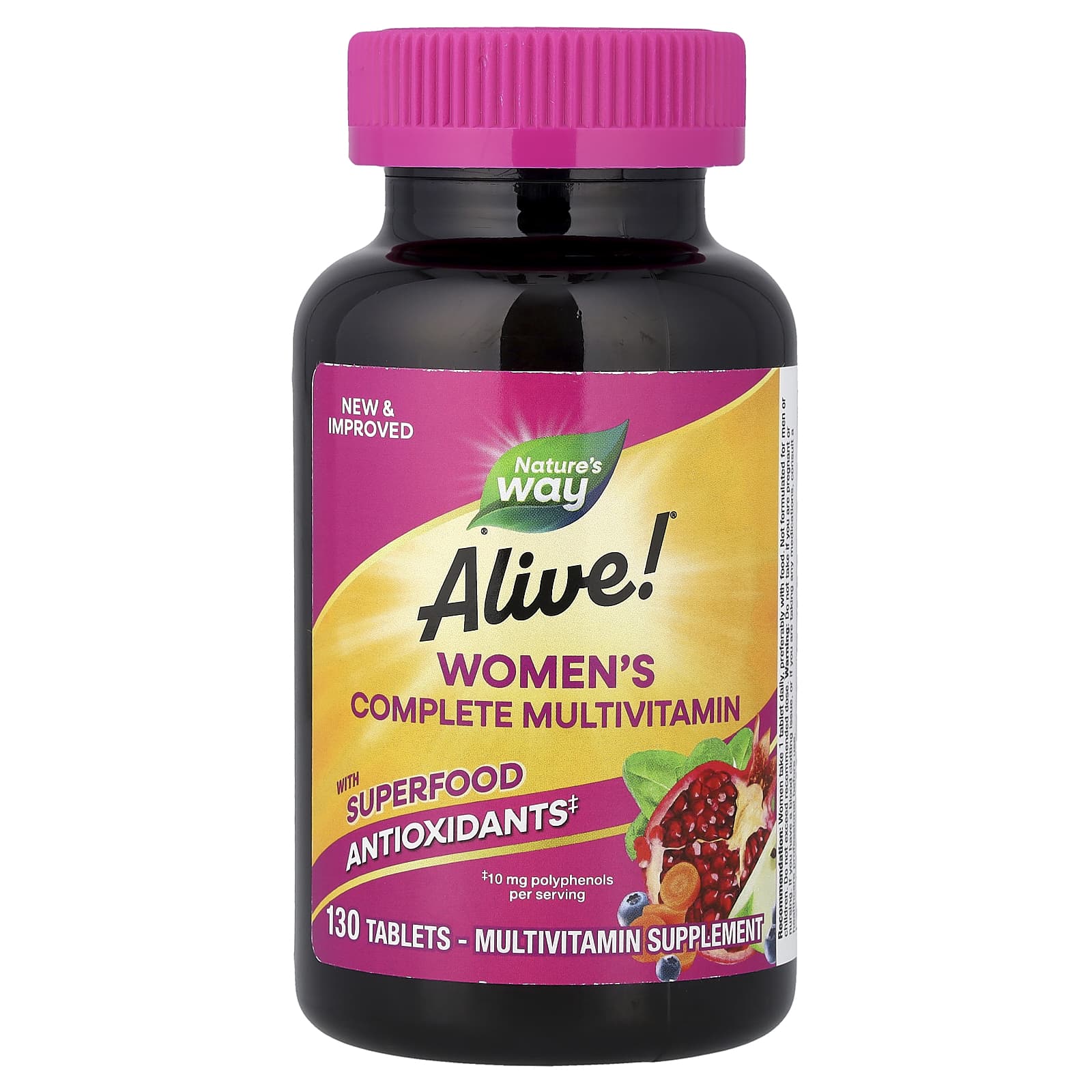 Nature's Way Alive! Women's Complete Multivitamin – 130 comprimés — Tunisie