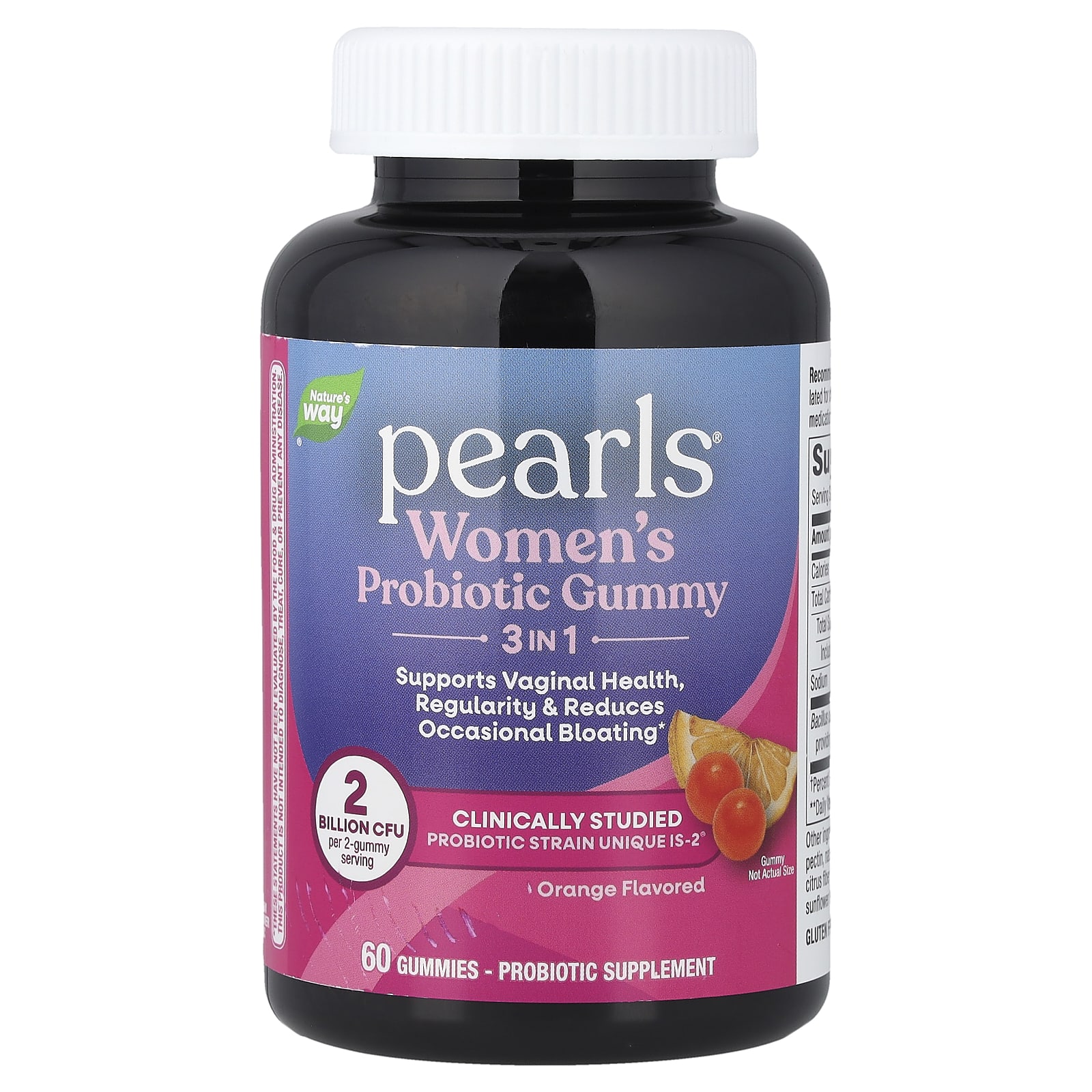 Nature's Way Pearls – Orange – 60 gommes — Tunisie