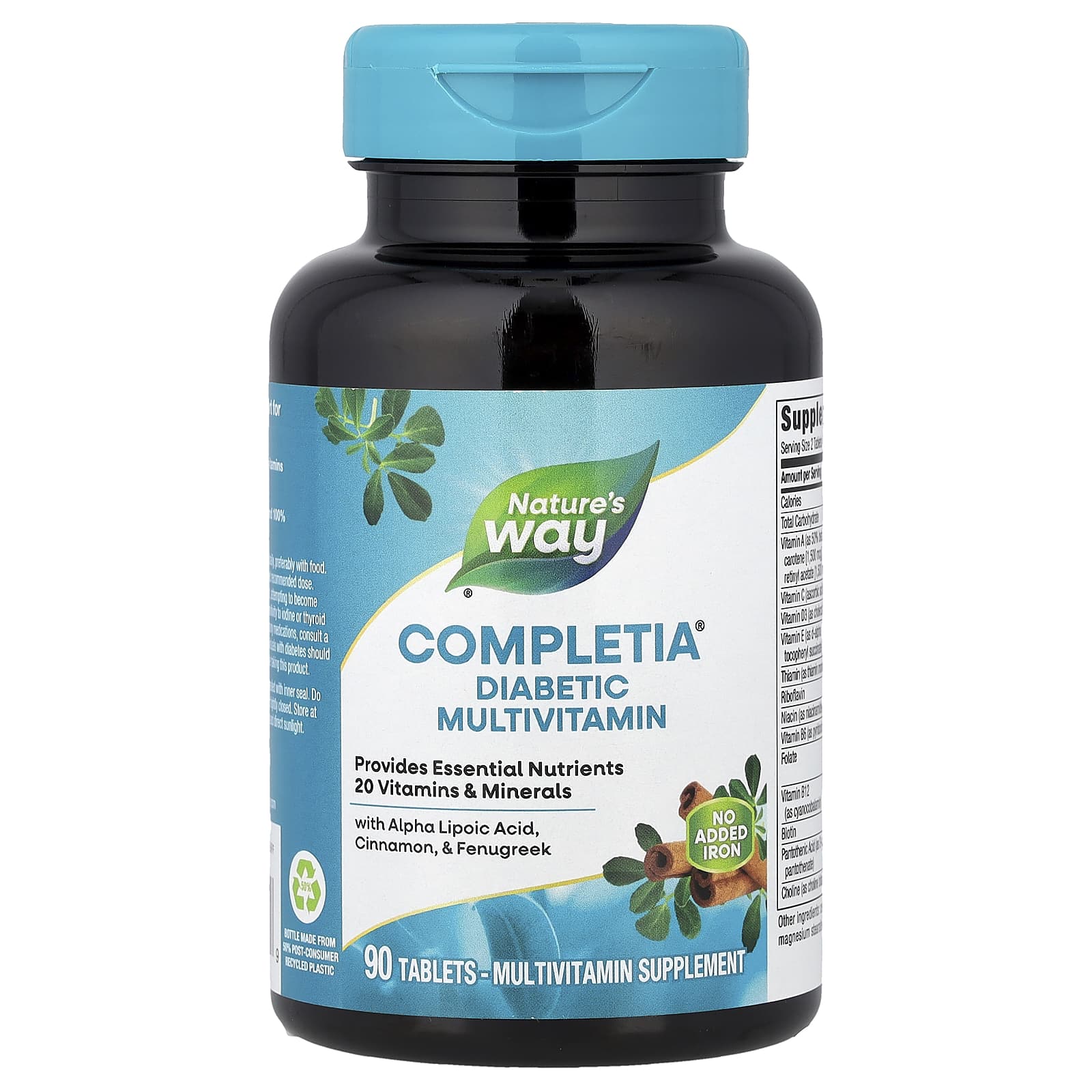 Nature's Way Completia, Diabetic Multivitamin – 90 comprimés — Tunisie
