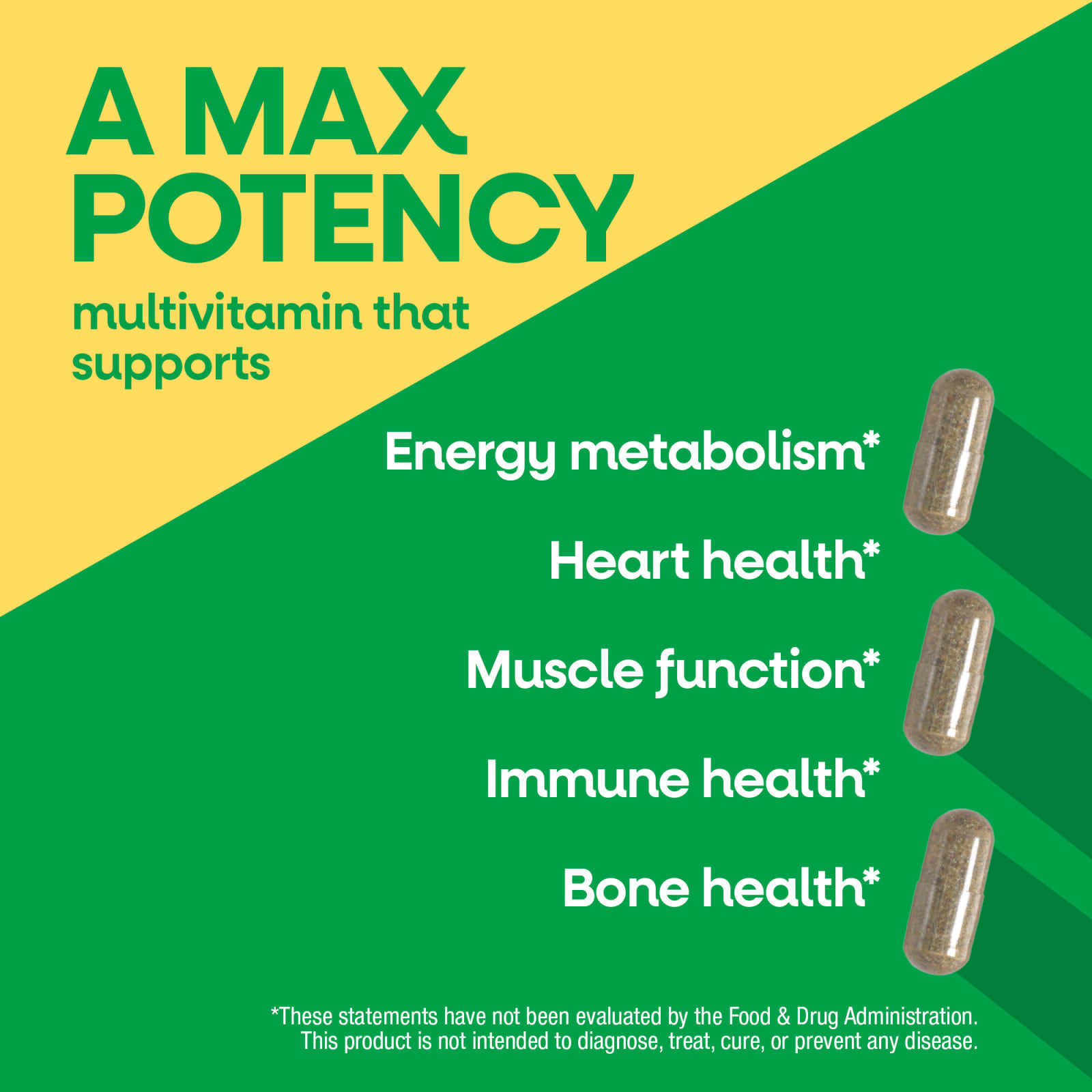 Nature's Way Alive! Max6 Potency, Adult Complete Multivitamin, No Added Iron – 90 gélules — étiquette 5