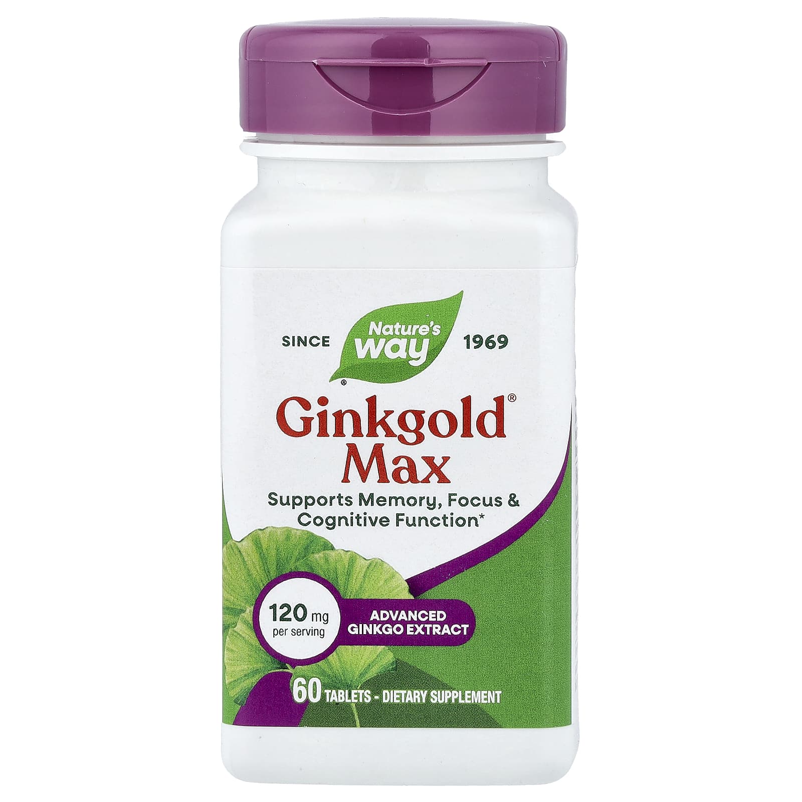 Nature's Way Ginkgold Max – 60 comprimés — Tunisie