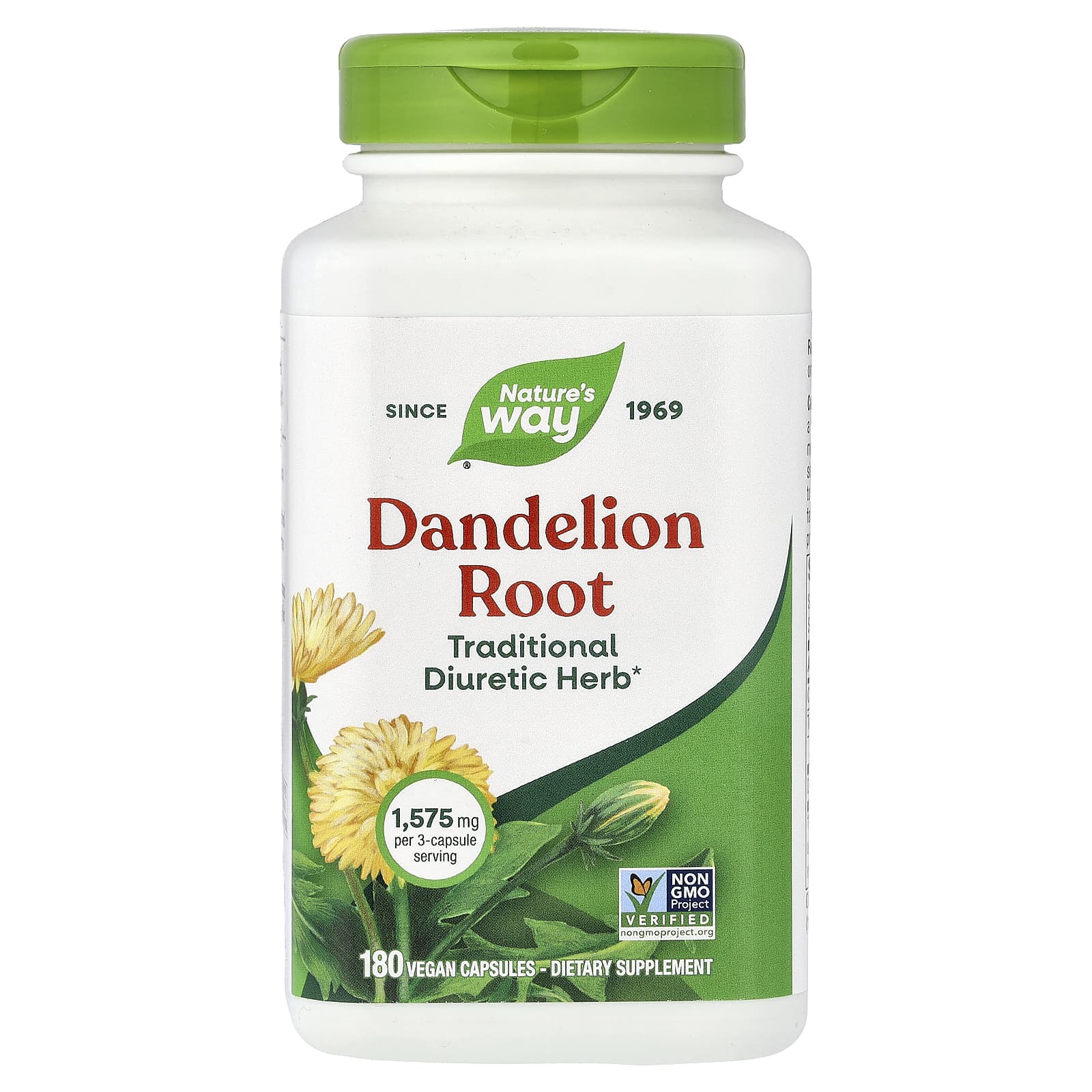 Nature's Way Dandelion Root – 180 gélules véganes — Tunisie