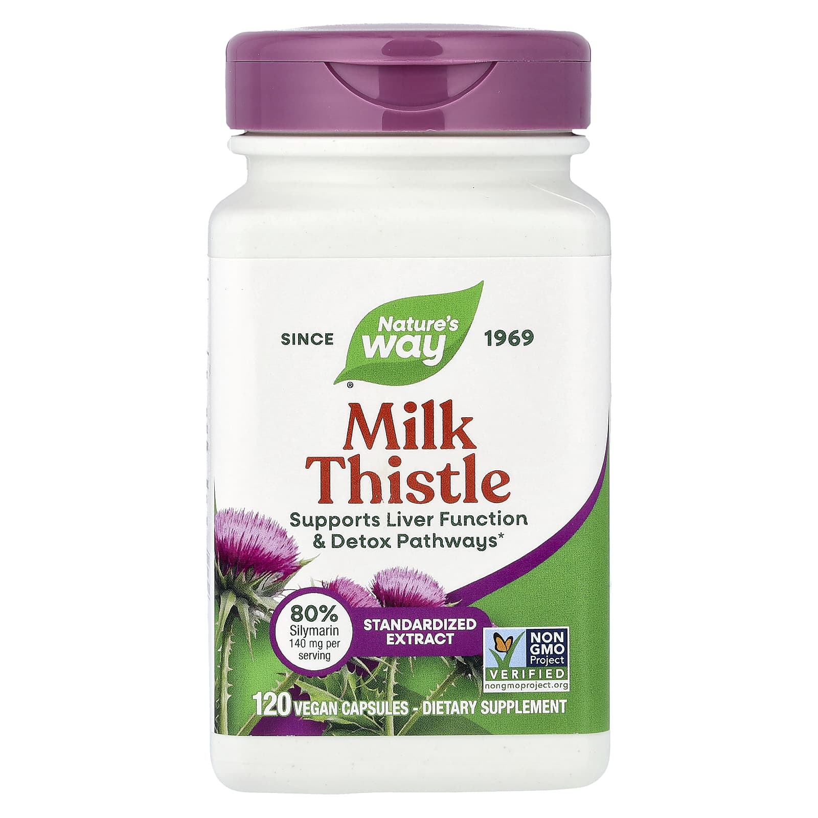 Nature's Way Milk Thistle – 120 gélules véganes — Tunisie