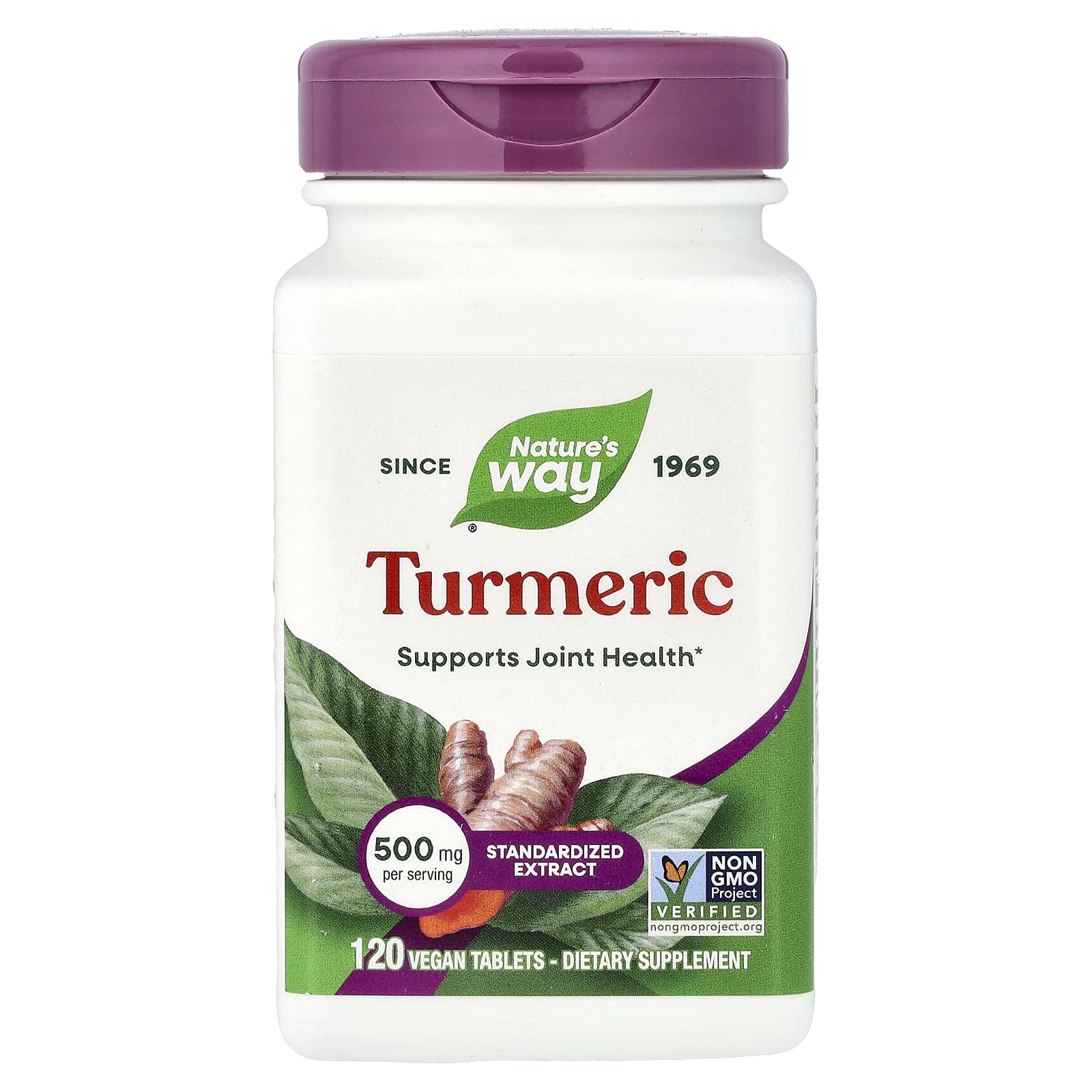 Nature's Way Turmeric – 120 comprimés véganes – 500 mg — Tunisie