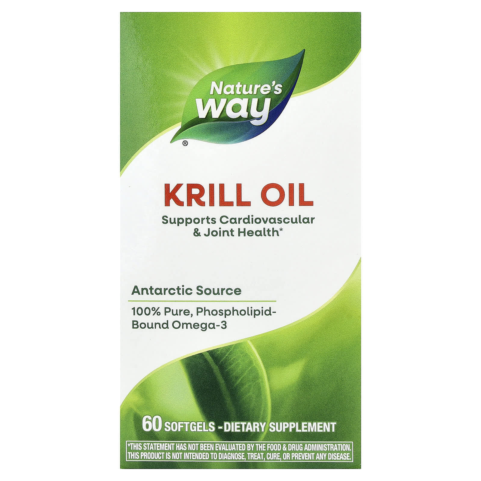 Nature's Way Krill Oil – 60 capsules molles — Tunisie