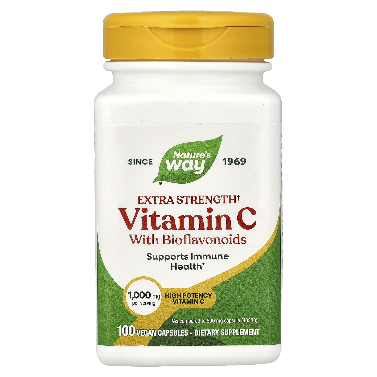 Nature's Way Vitamin C with Bioflavonoids – 100 gélules véganes — Tunisie