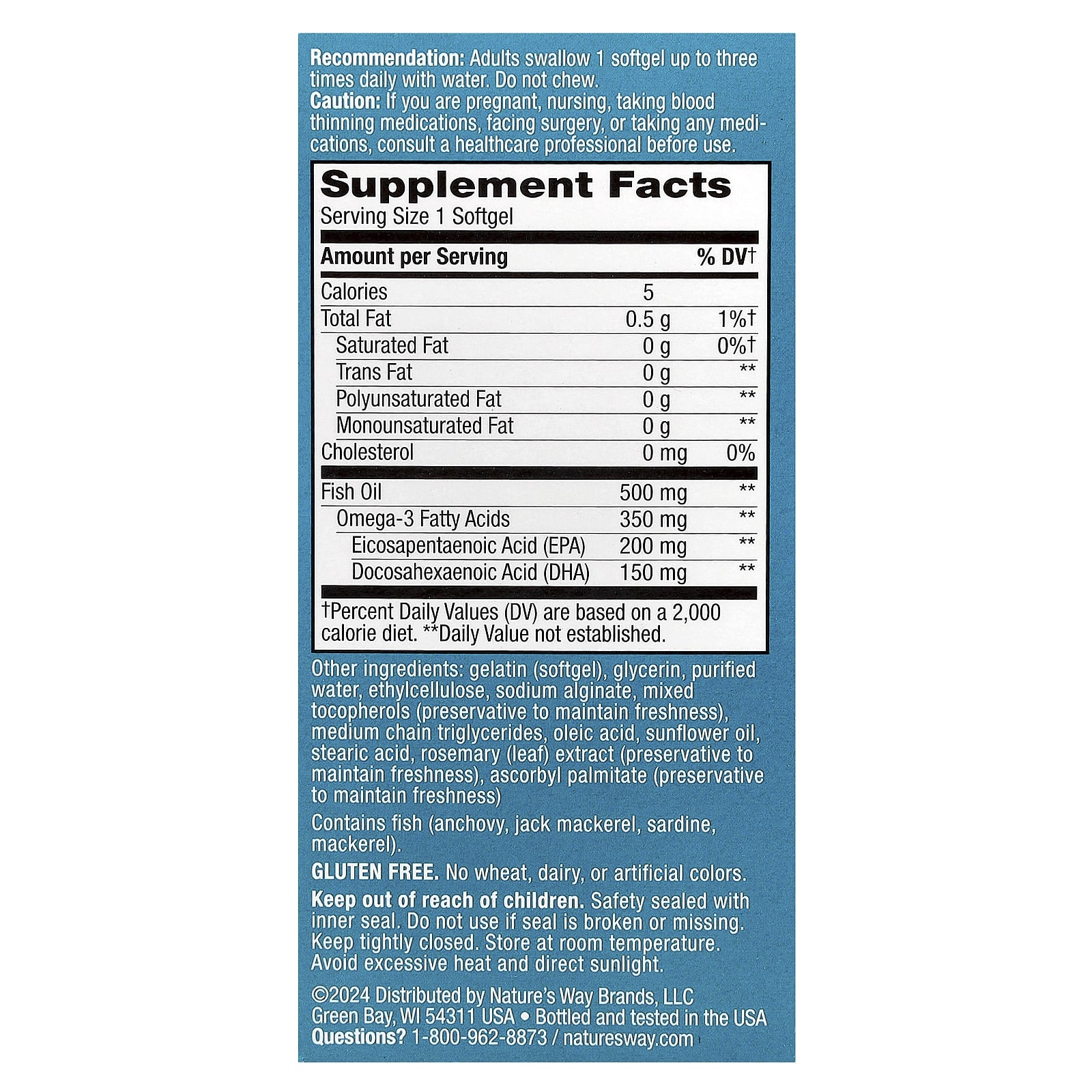 Nature's Way Super Fisol Fish Oil – 90 capsules molles — photo 2 sur 2