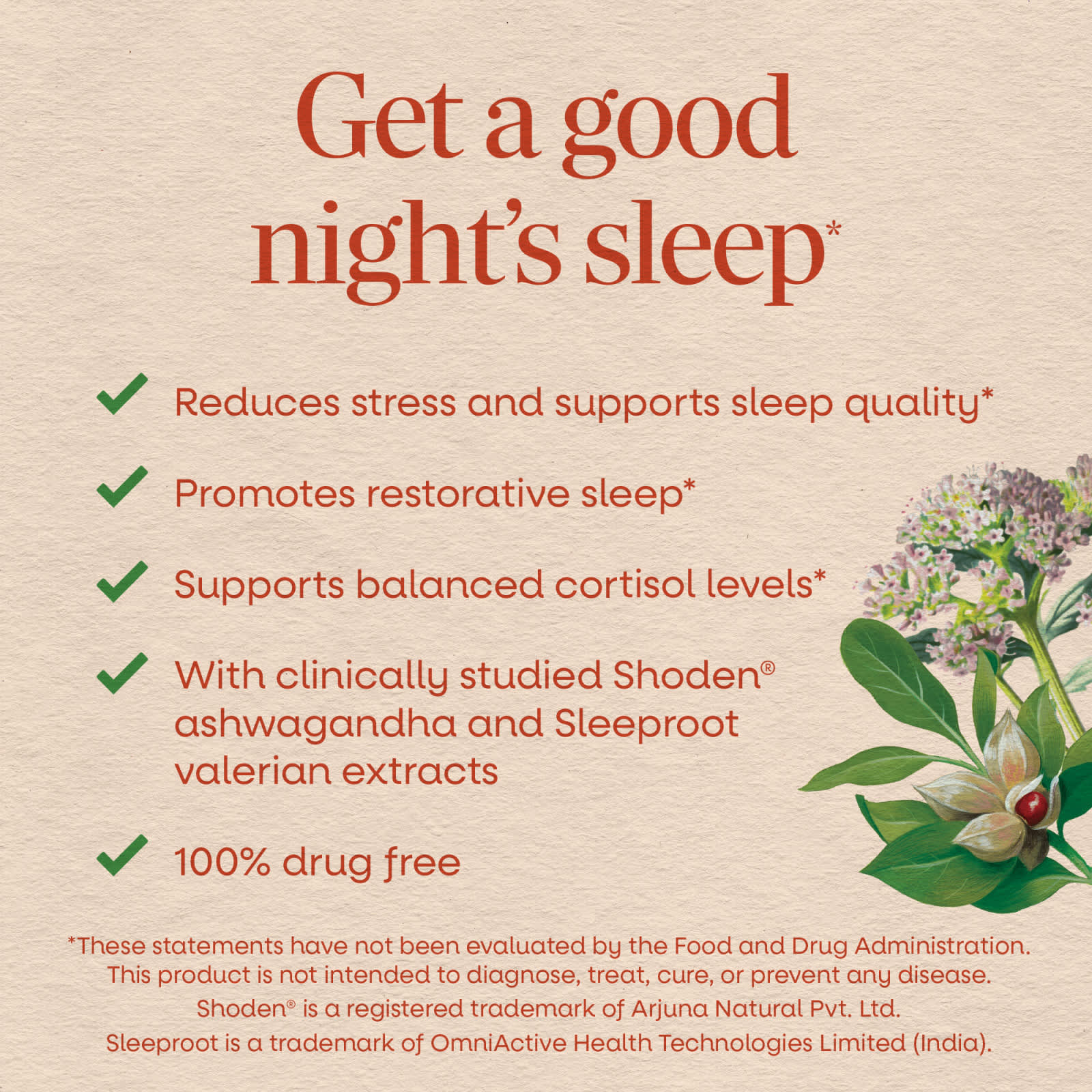 Nature's Way Rest & Restore, Melatonin Free – 30 gélules — étiquette 4
