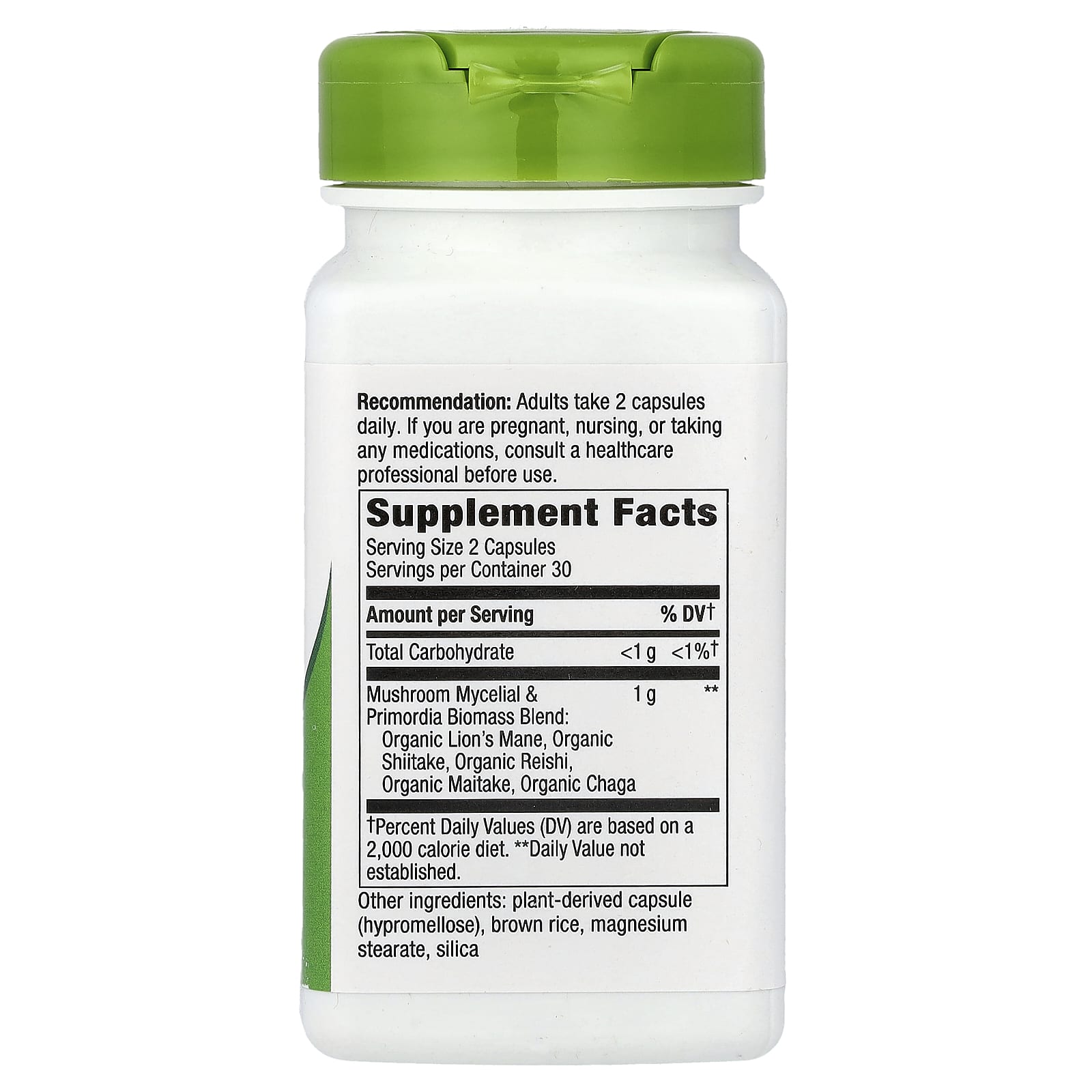 Nature's Way 5-Mushroom Blend – 60 gélules — photo 2 sur 2