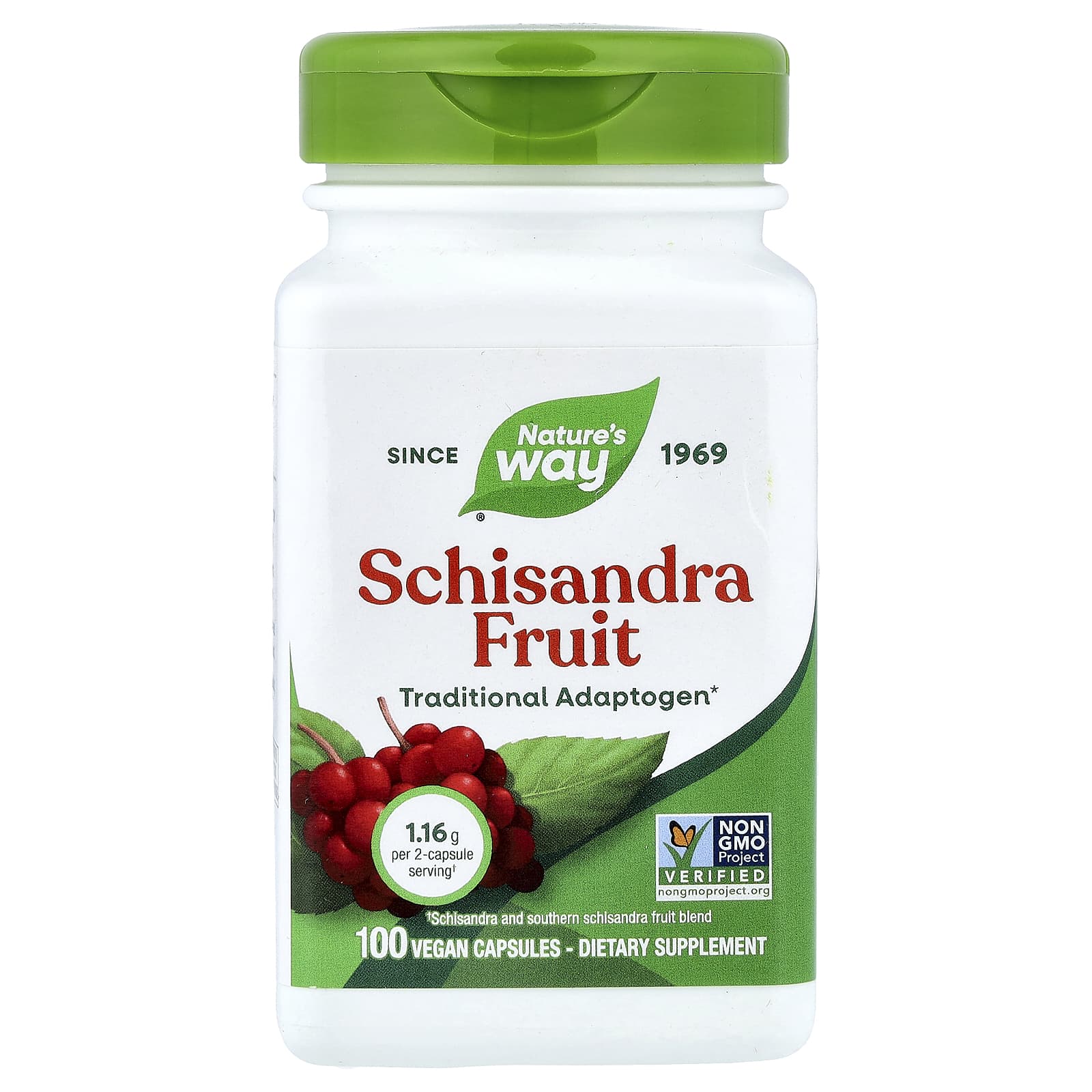 Nature's Way Schisandra Fruit – Schisandra Fruit – 100 gélules véganes — Tunisie