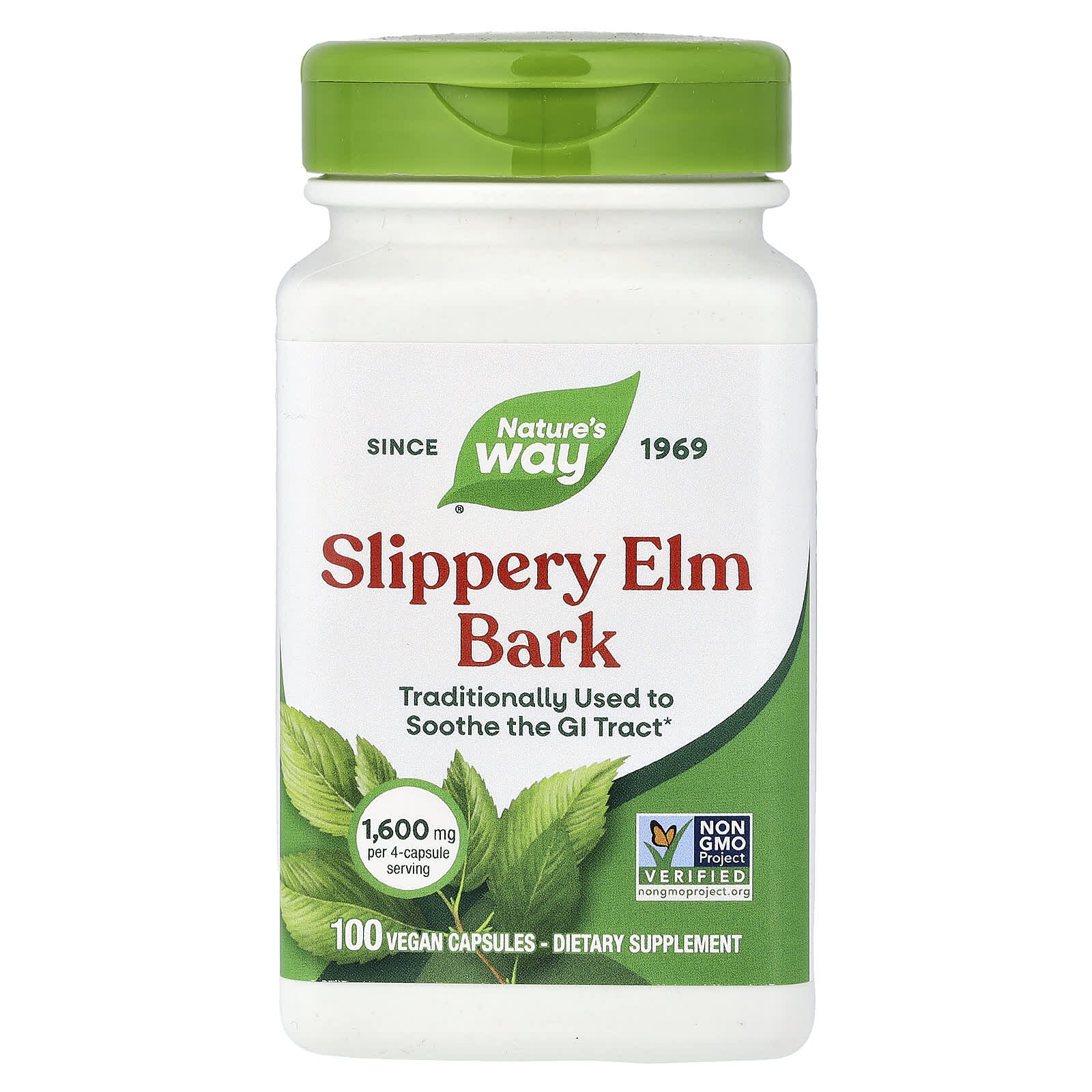 Nature's Way Slippery Elm Bark – 100 gélules véganes — Tunisie