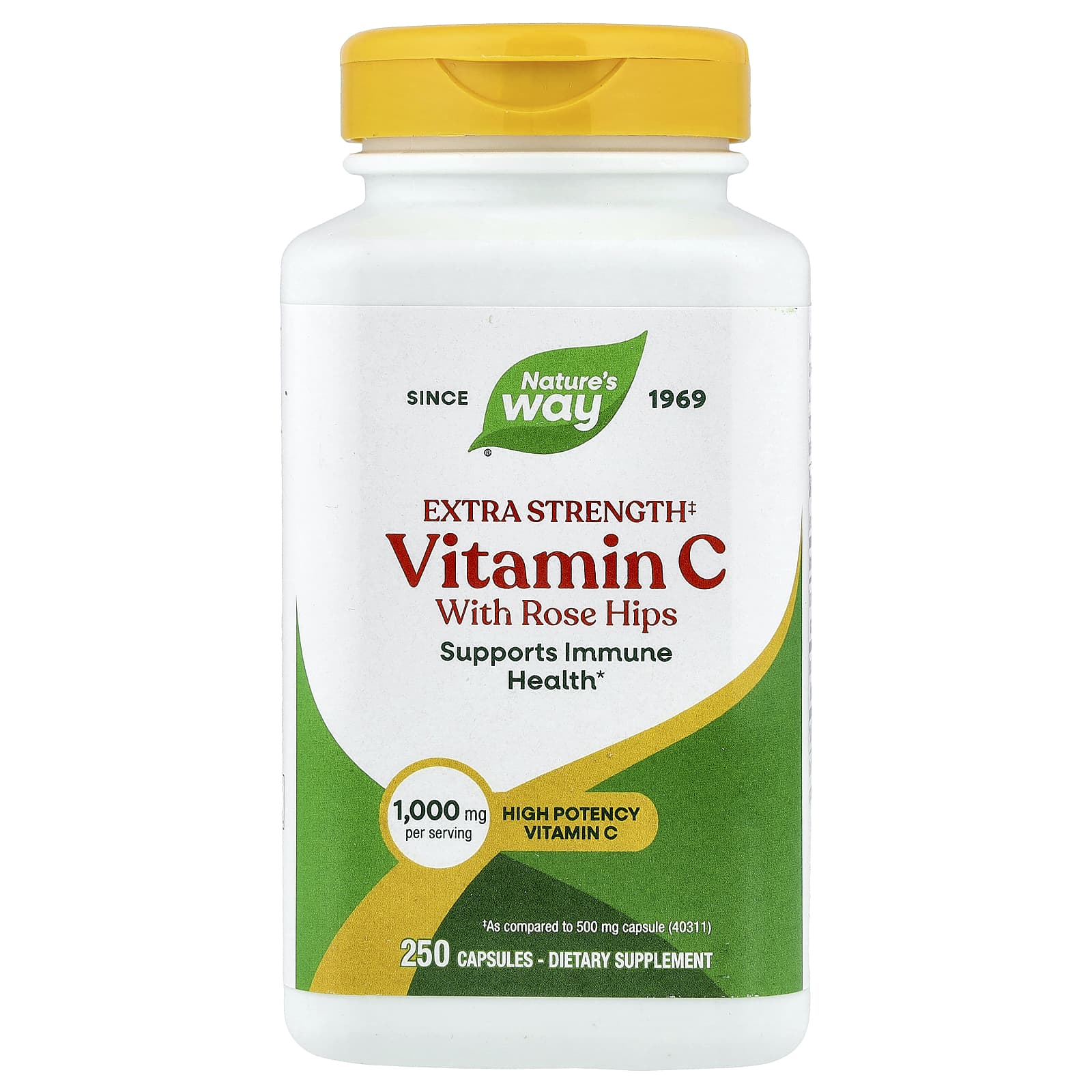 Nature's Way Vitamin C with Rose Hips – 250 gélules — Tunisie