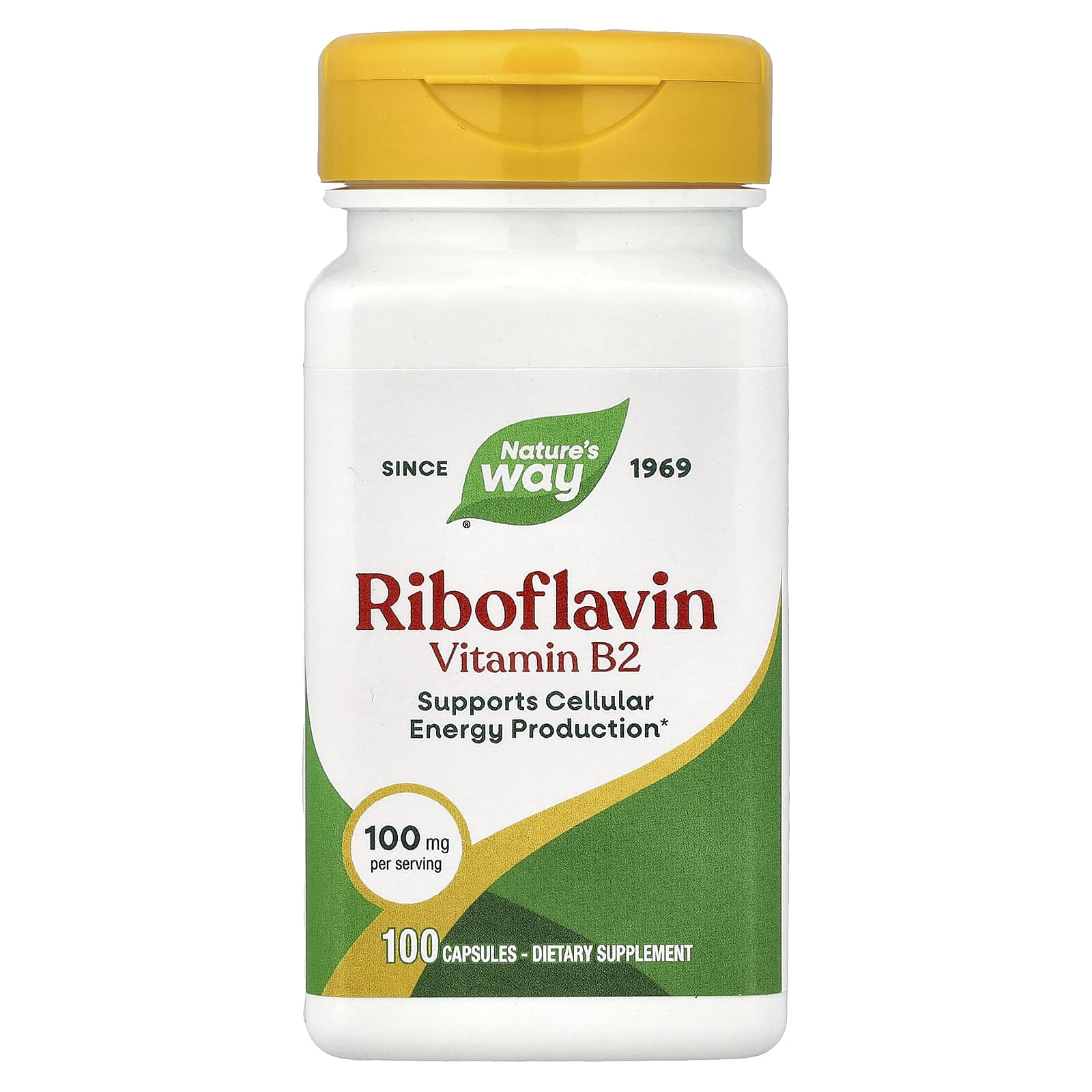 Nature's Way Riboflavin Vitamin B2 – 100 gélules — Tunisie