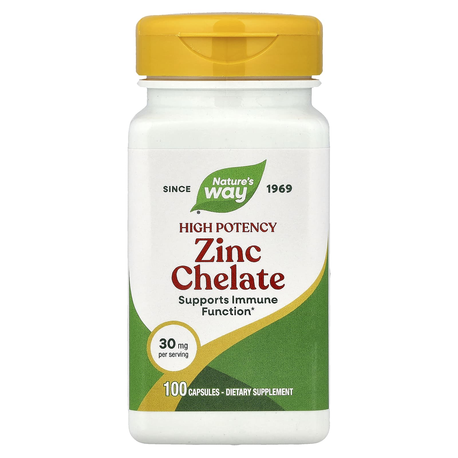 Nature's Way Zinc Chelate – 100 gélules — Tunisie