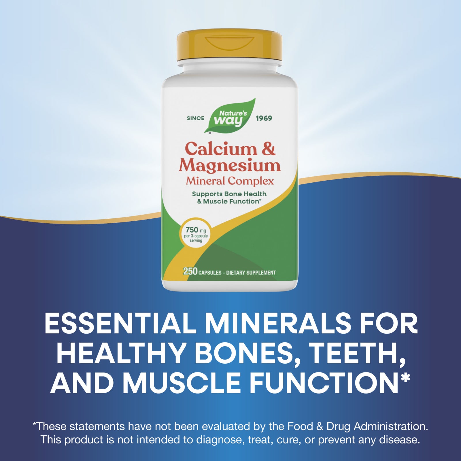Nature's Way Calcium & Magnesium Mineral Complex – 250 gélules — étiquette 4