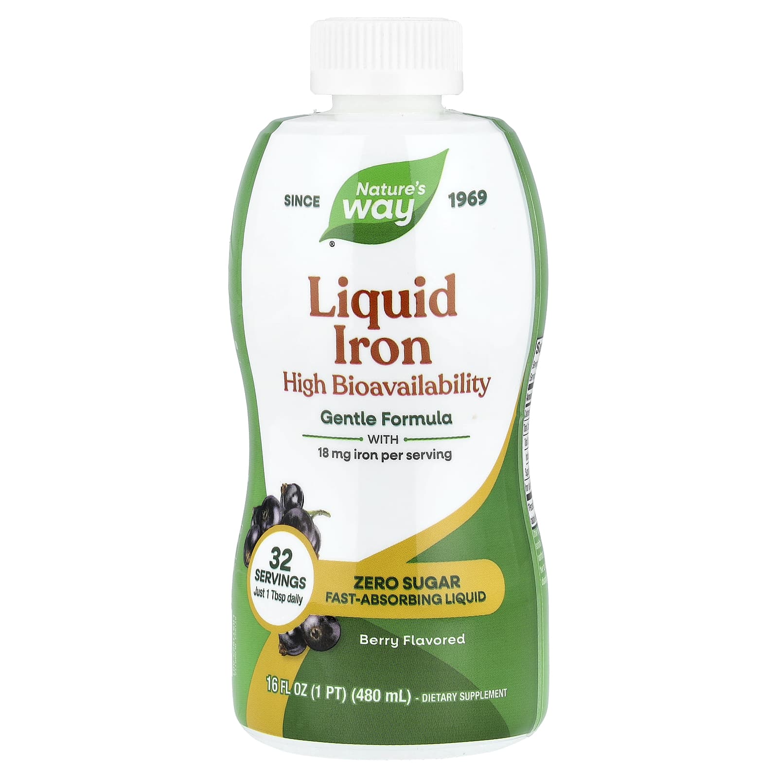 Nature's Way Liquid Iron – Berry – 480 ml — Tunisie