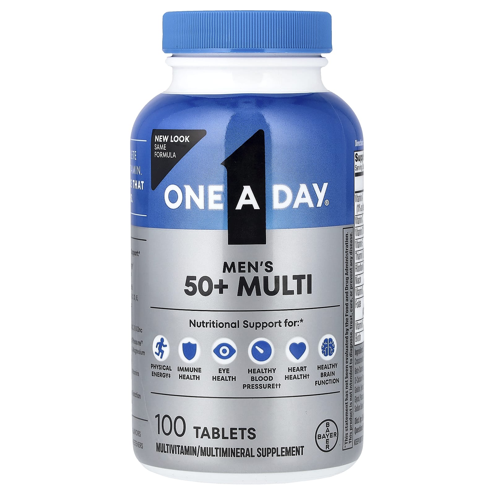 One-A-Day Men's 50+ Multi – 100 comprimés — Tunisie