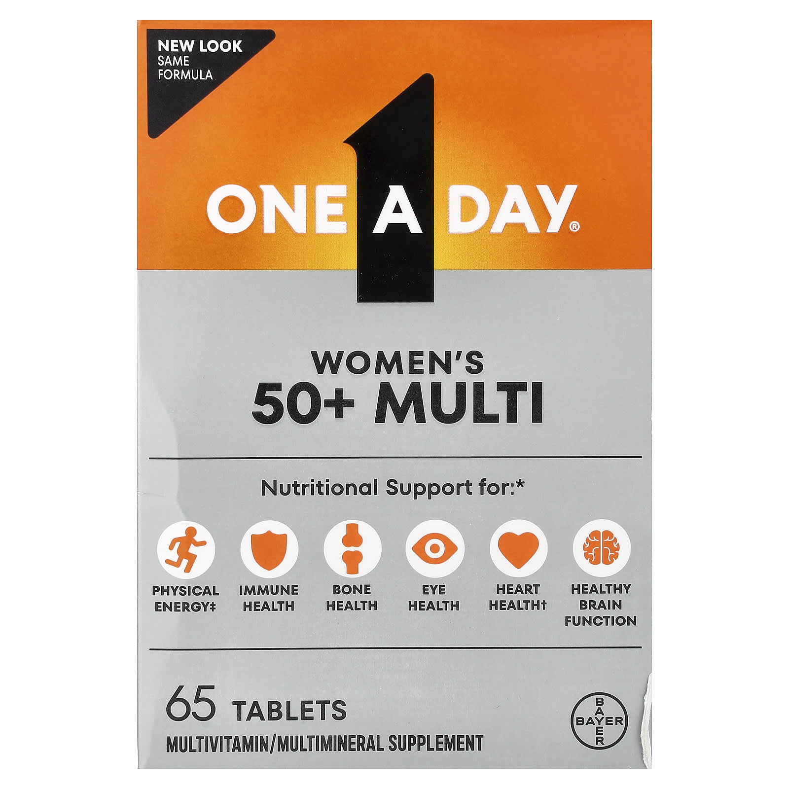 One-A-Day Women’s 50+ Multi – 65 comprimés — Tunisie