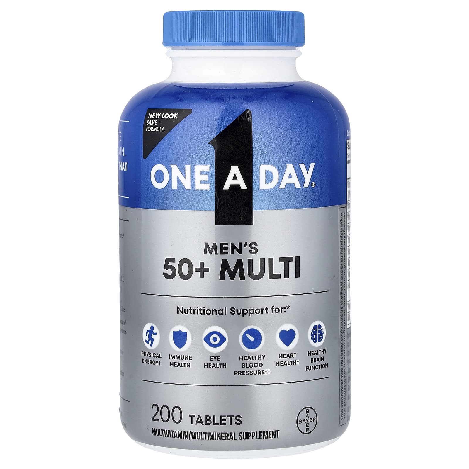 One-A-Day Men's 50+ Multi – 200 comprimés — Tunisie
