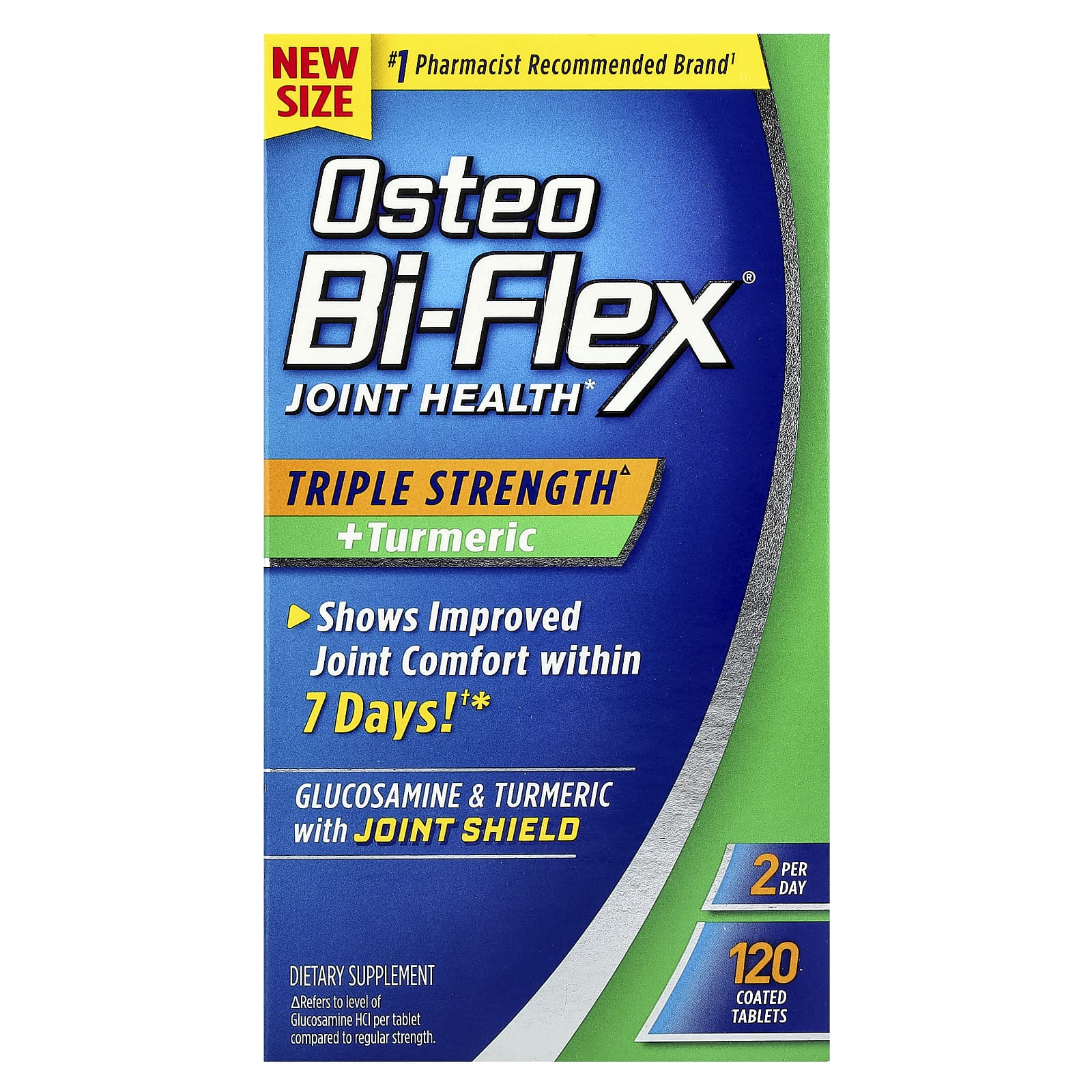 Osteo Bi-Flex Joint Health, Triple Strength + Turmeric, 120 Coated Tablets — Tunisie