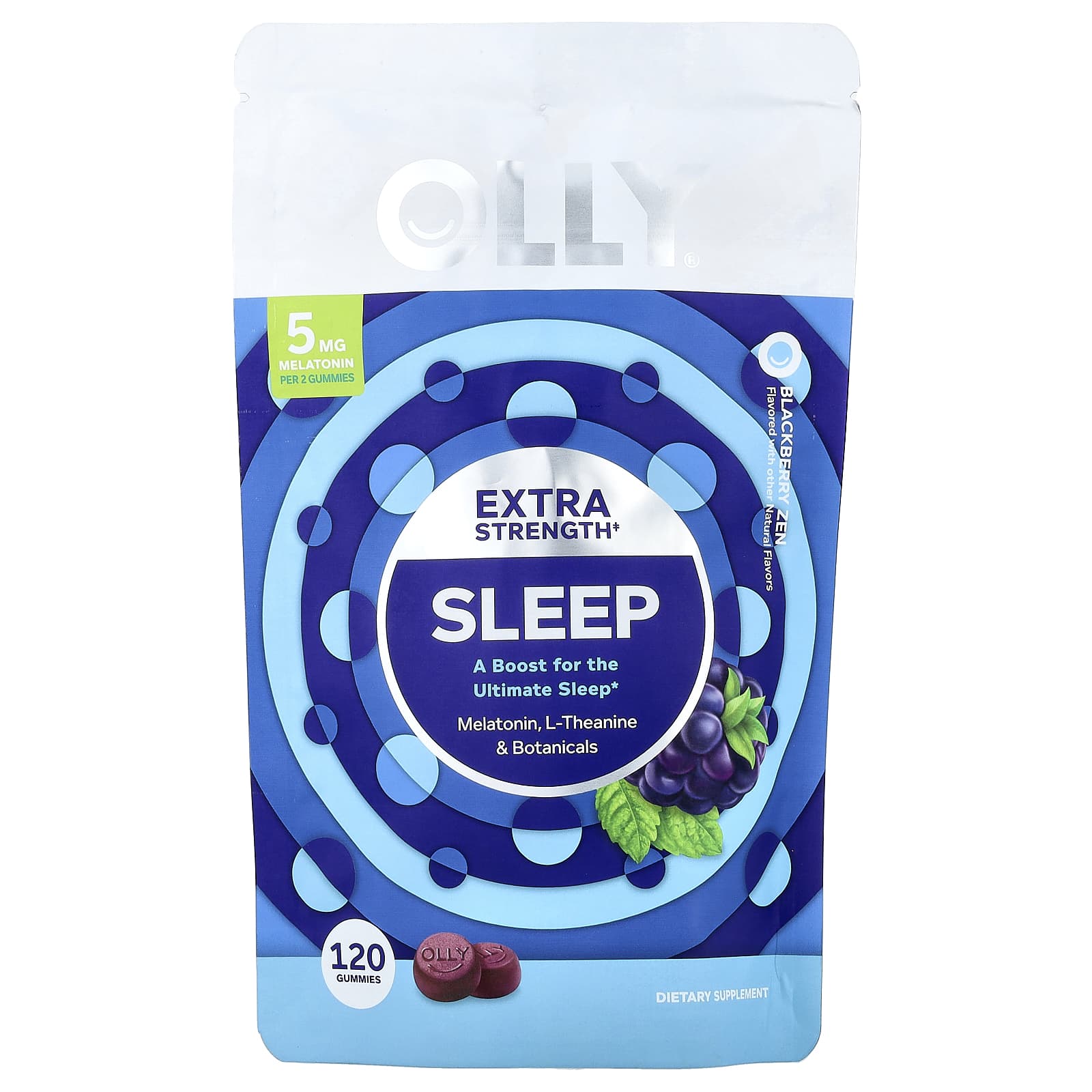 OLLY Sleep Gummies – Blackberry Zen – 120 gommes — Tunisie
