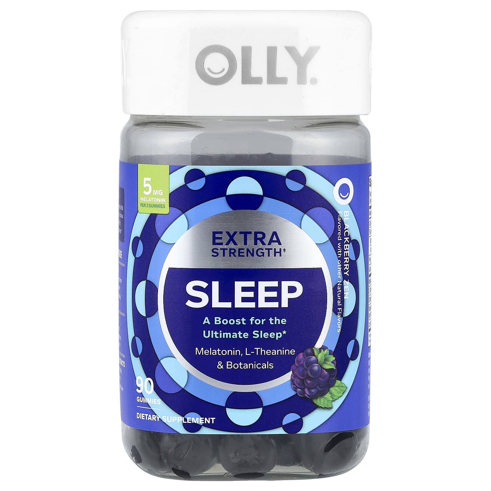 OLLY Sleep Gummies – Blackberry Zen – 90 gommes — Tunisie