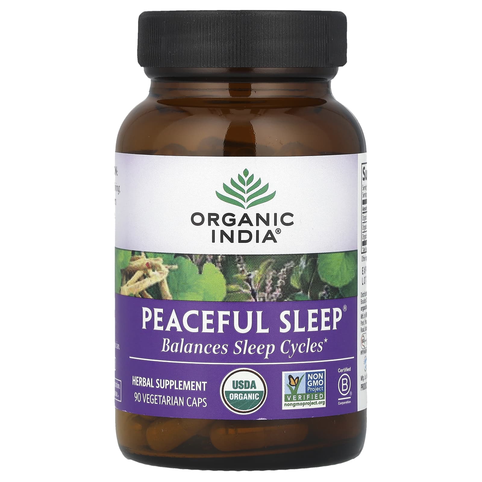 Organic India Peaceful Sleep, 90 Vegetarian Caps — Tunisie