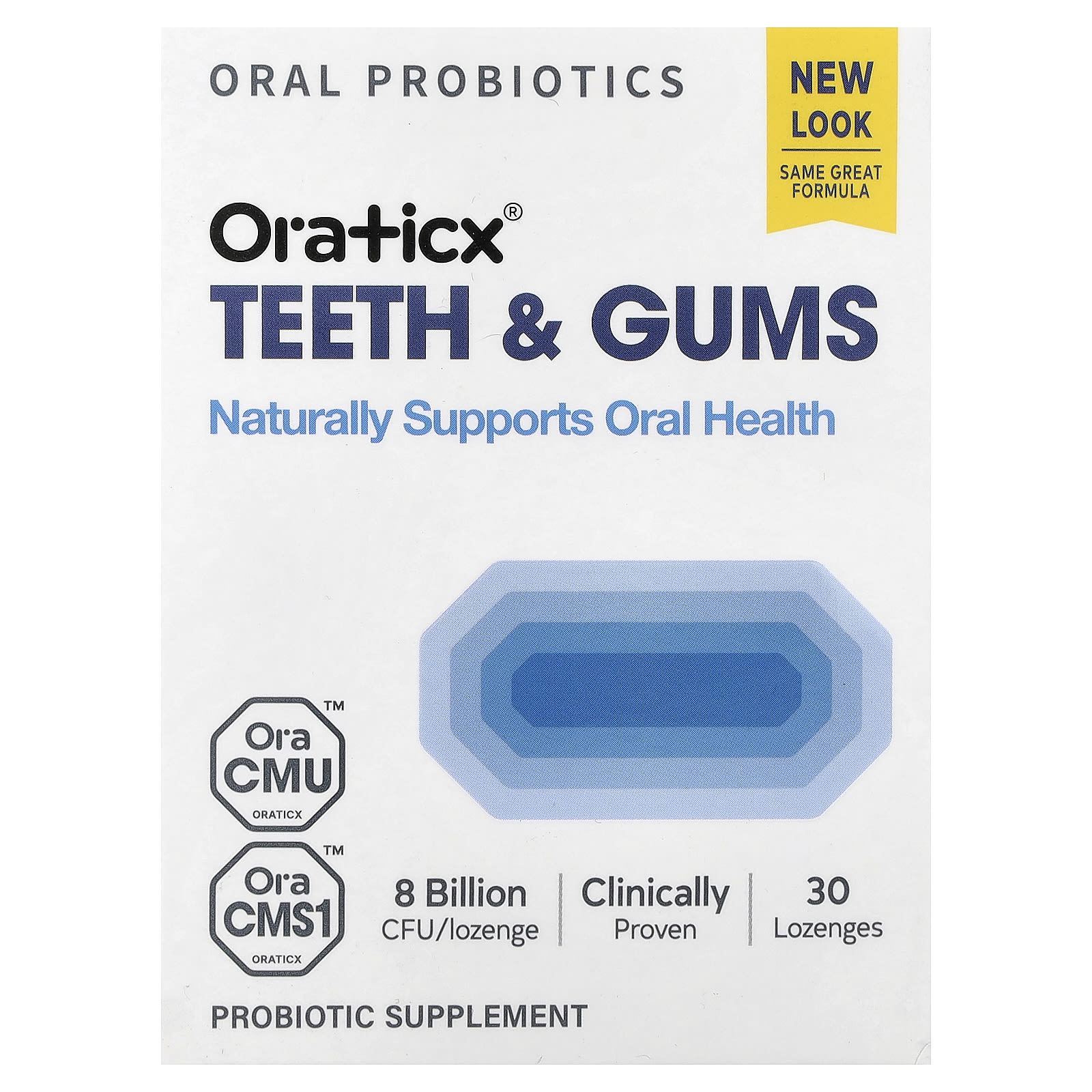 Oraticx Teeth & Gums, Oral Probiotics – Grape – 30 pastilles — Tunisie