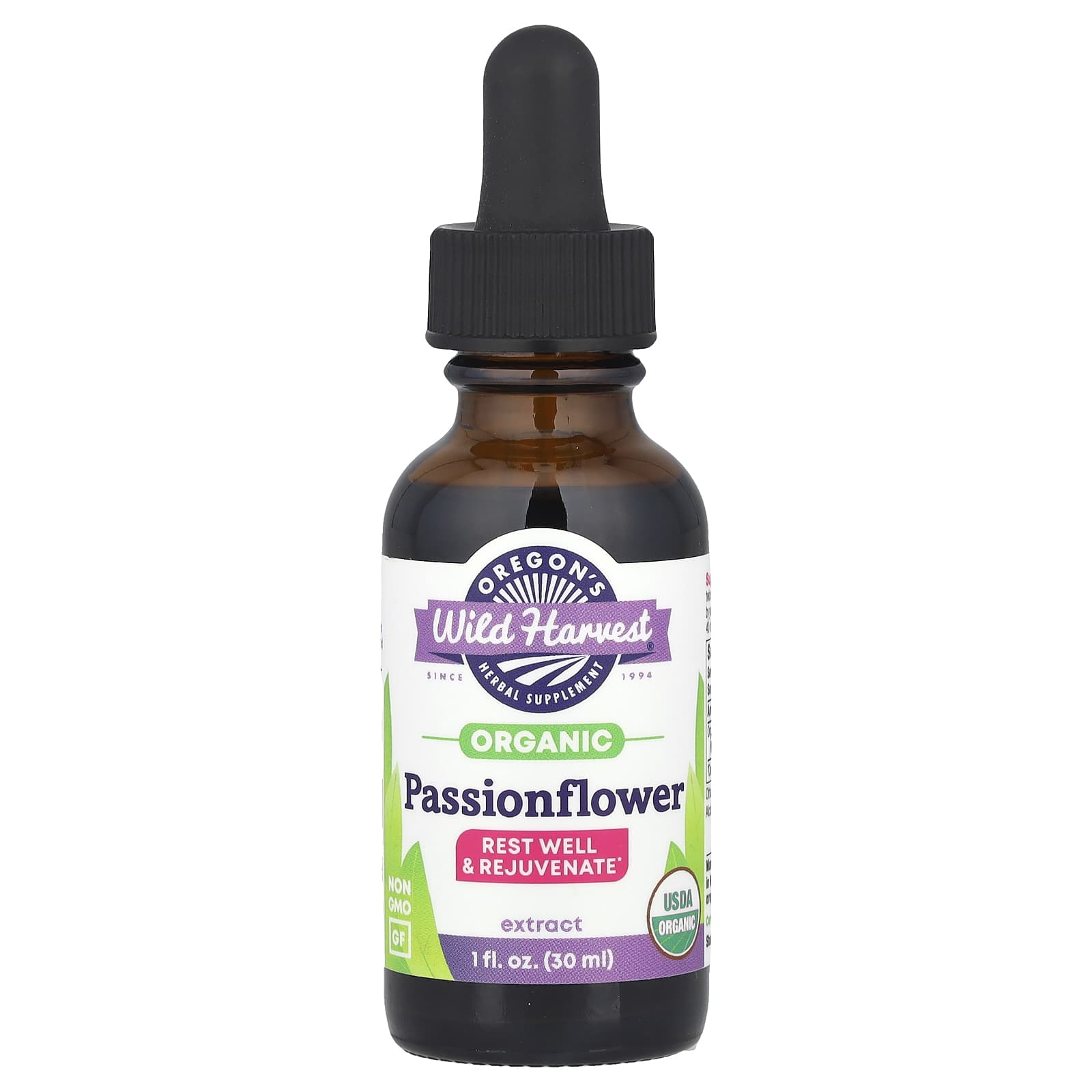Oregon's Wild Harvest Organic Passionflower Extract – 30 ml — Tunisie