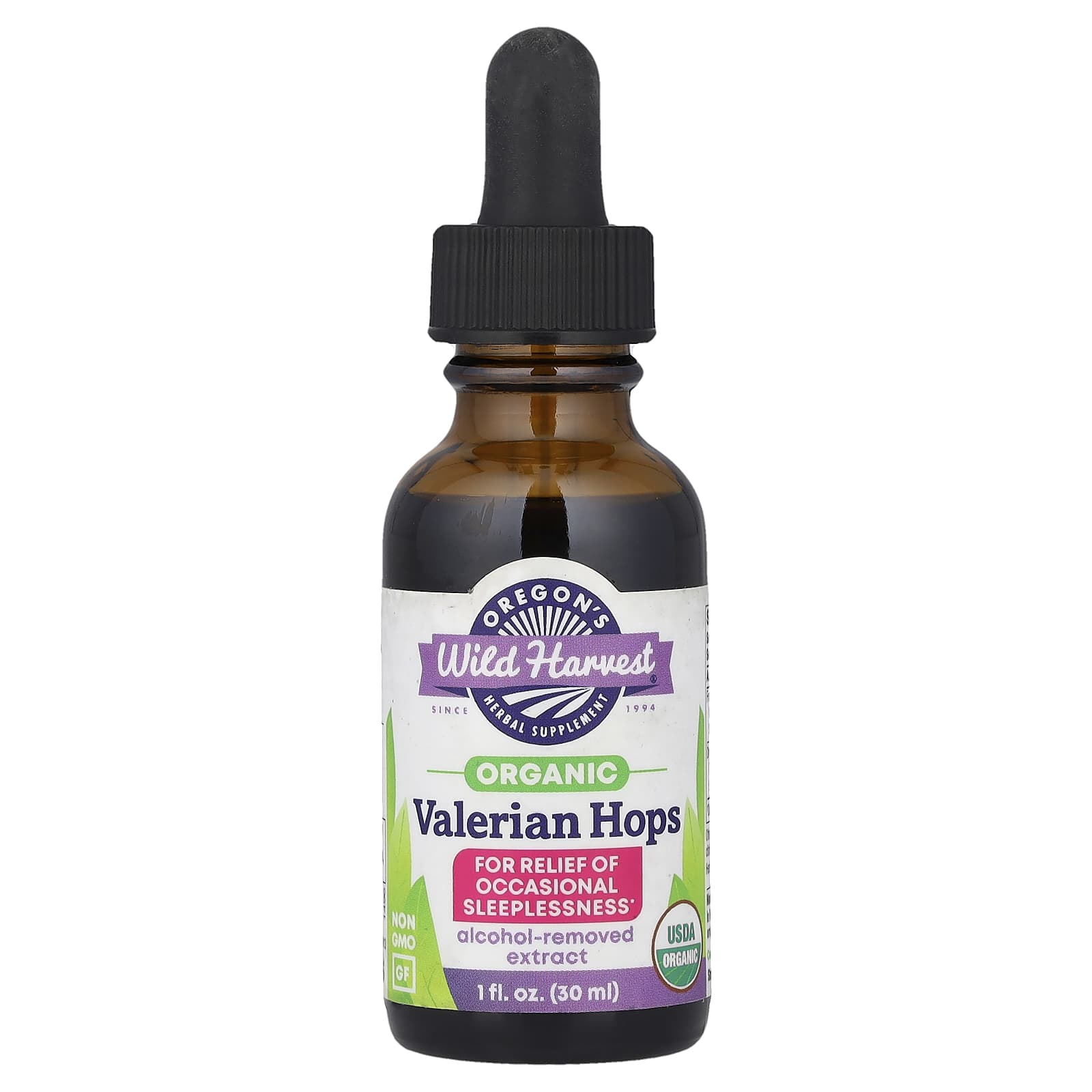 Oregon's Wild Harvest Organic Valerian Hops – 30 ml — Tunisie