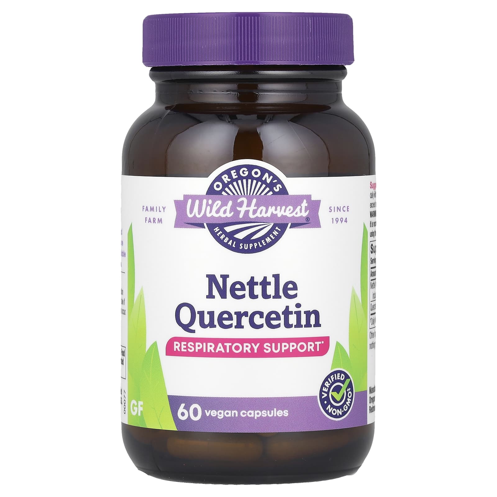 Oregon's Wild Harvest Nettle Quercetin – 60 gélules véganes — Tunisie