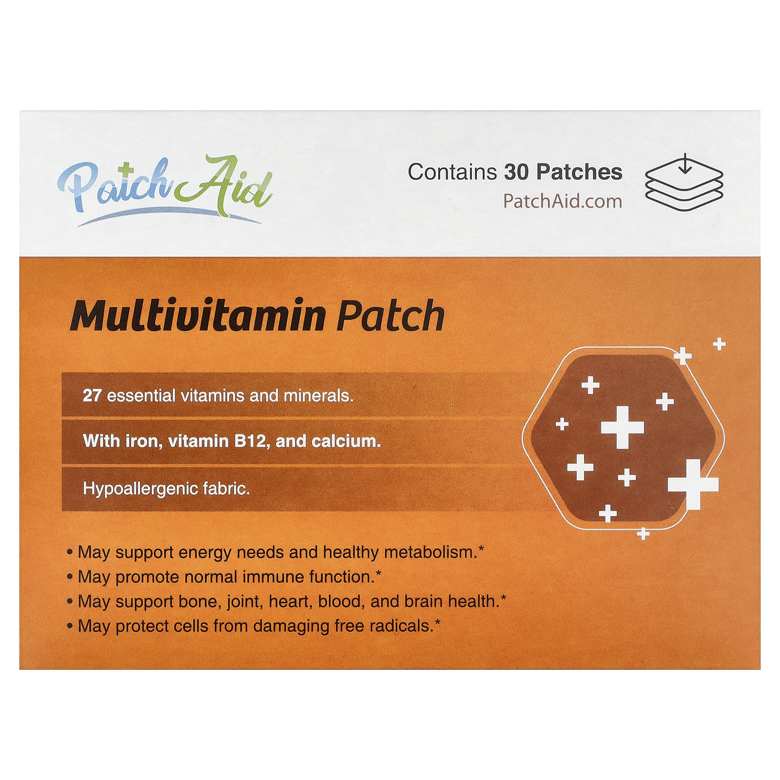 PatchAid Multivitamin Patch, 30 Patches — Tunisie
