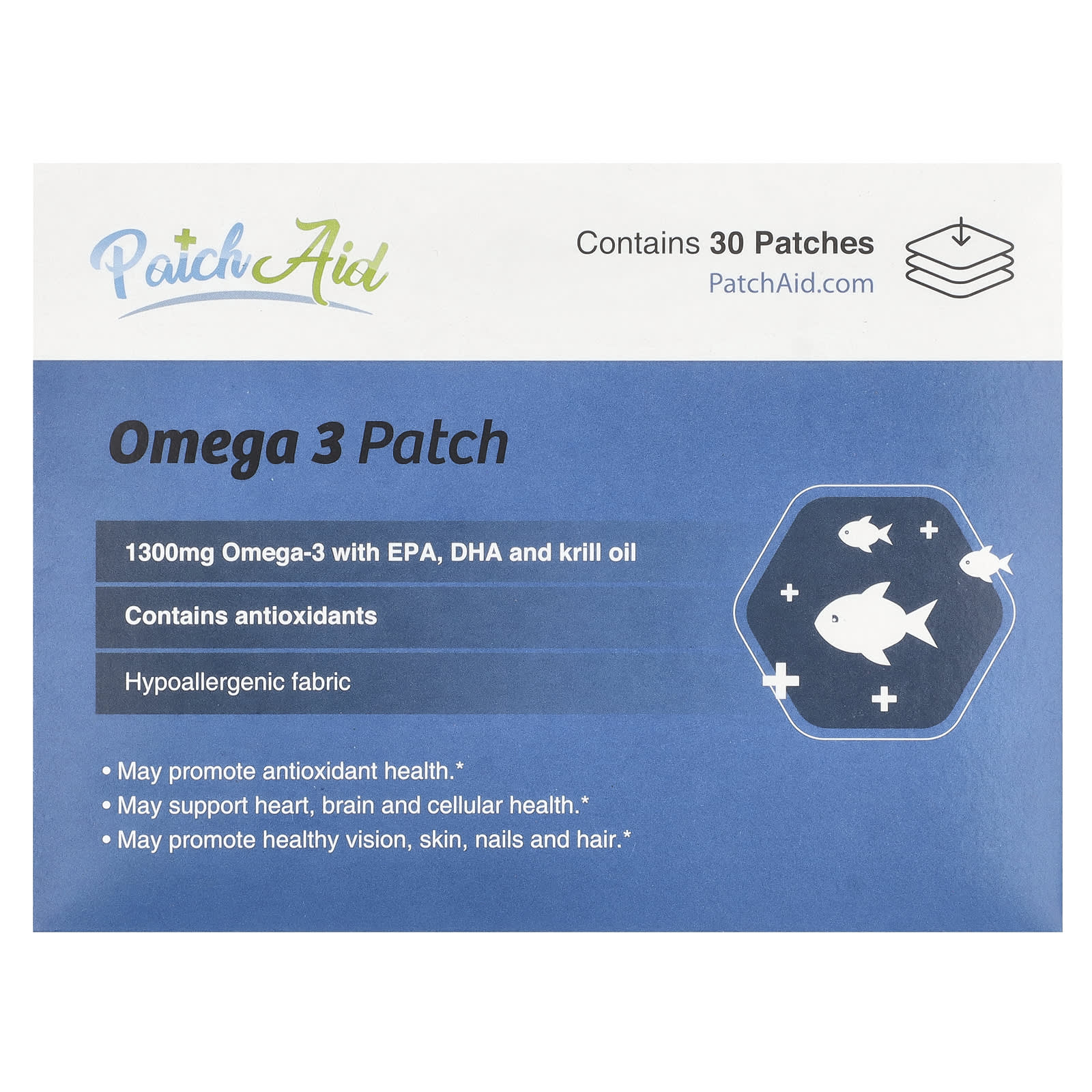 PatchAid Omega 3 Patch, 30 Patches — Tunisie