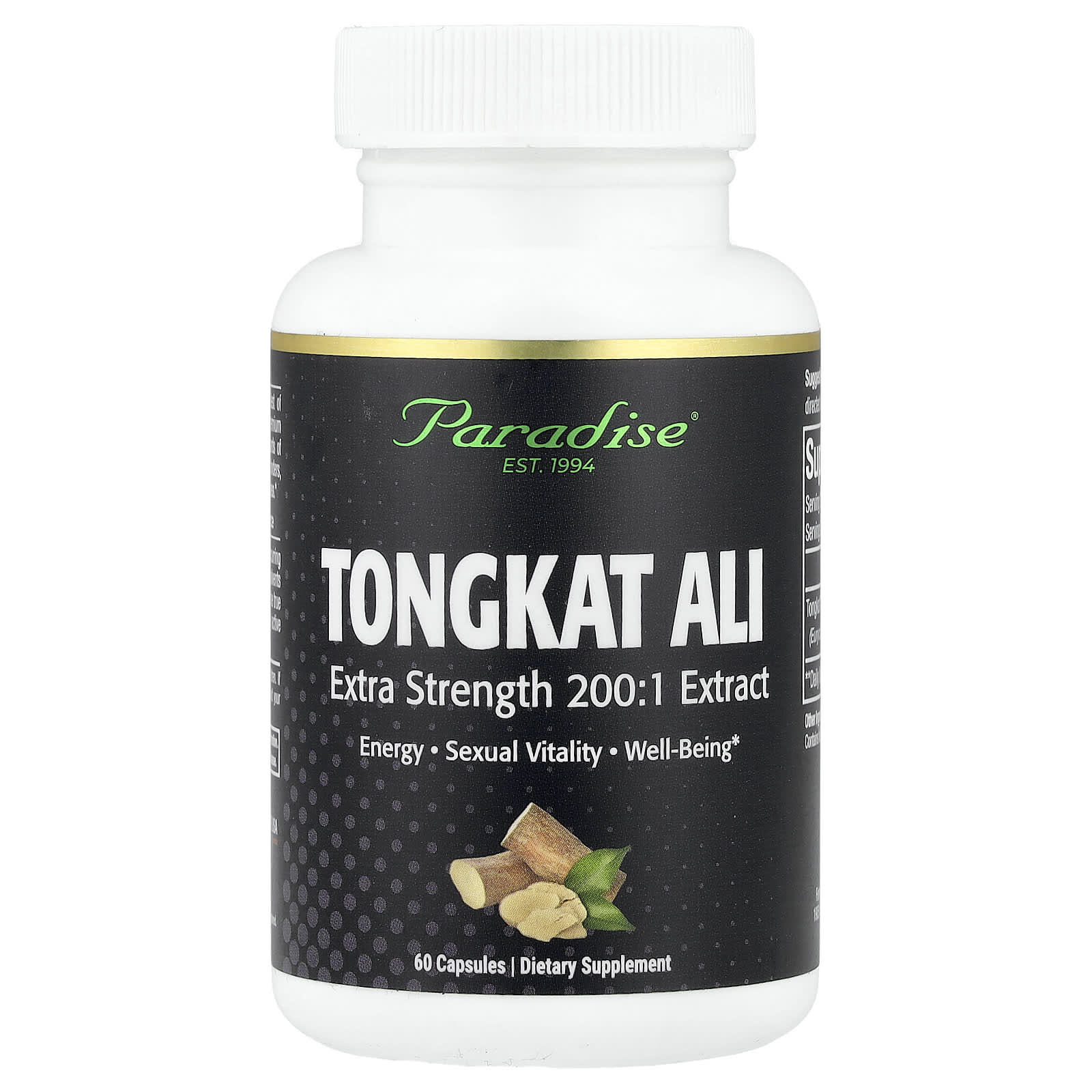 Paradise Herbs Tongkat Ali – 60 gélules — Tunisie