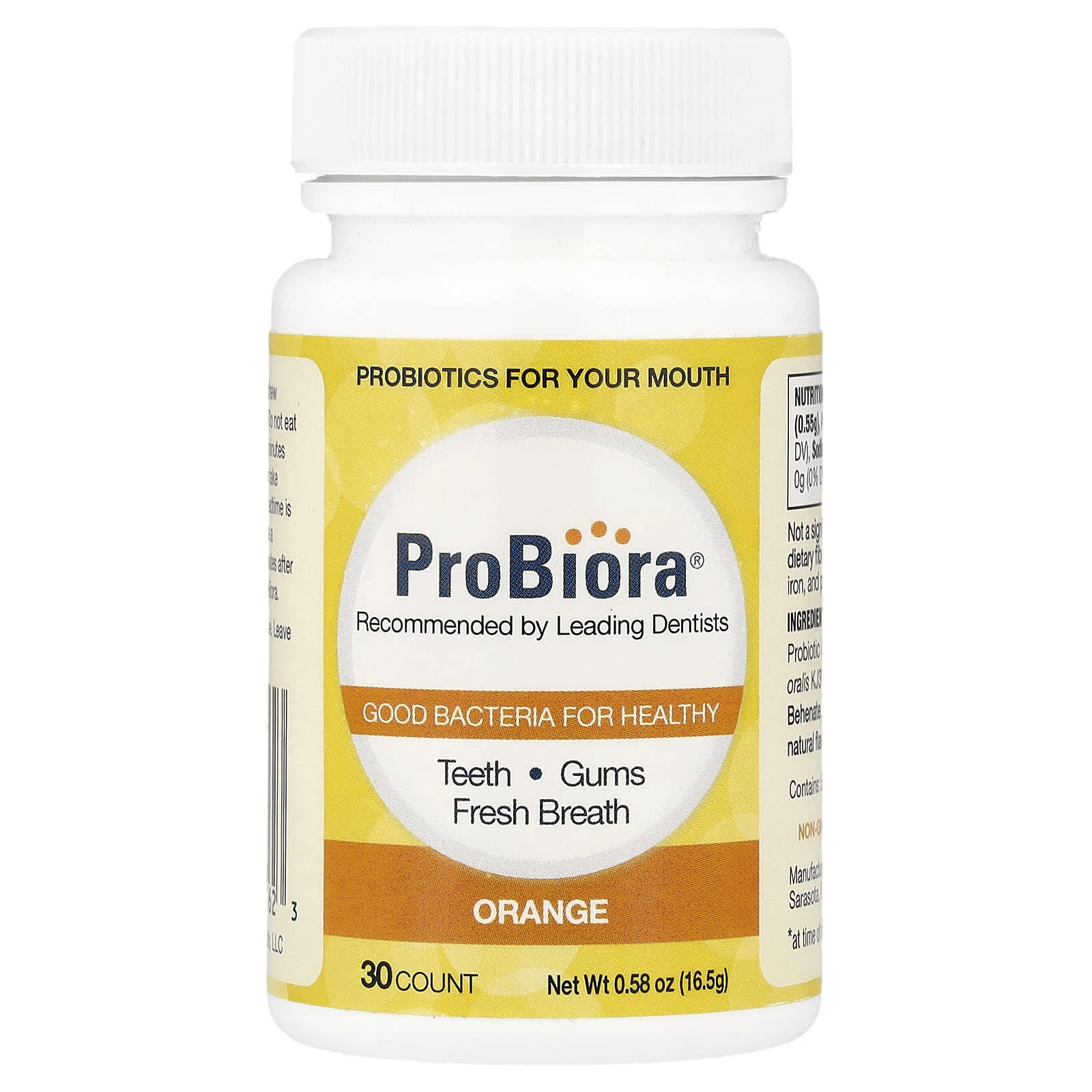 ProBiora Dental Probiotics – Orange – 30 comprimés — Tunisie