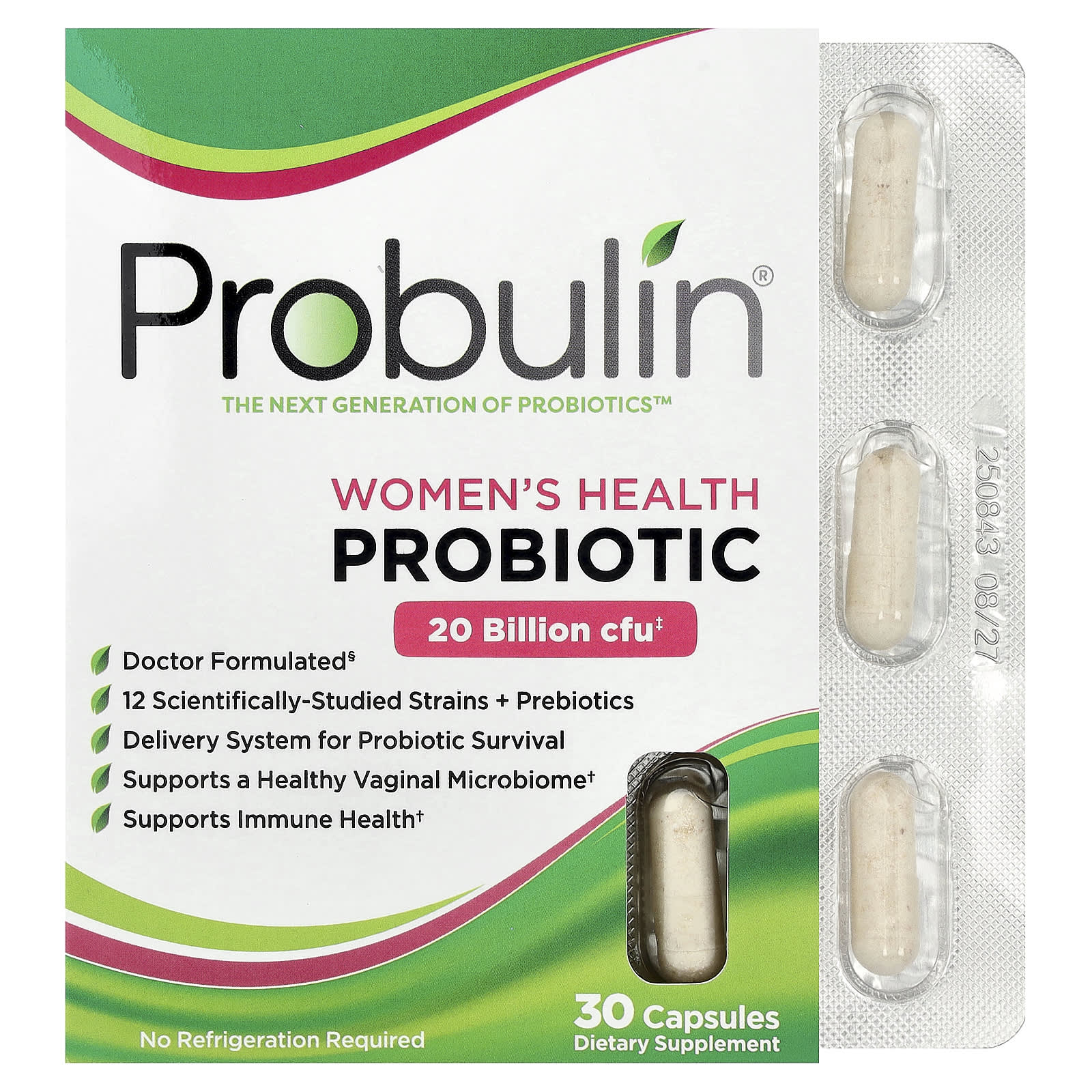 Probulin Women's Health Probiotic – 30 gélules — Tunisie