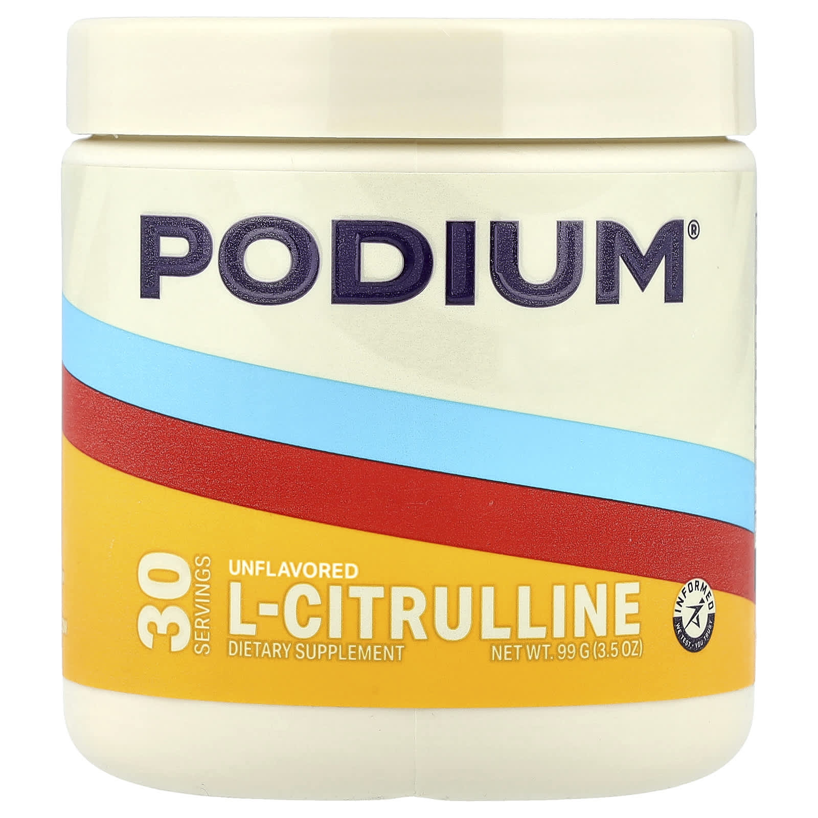 Podium Nutrition L-Citrulline – Sans arôme – 99 g — Tunisie