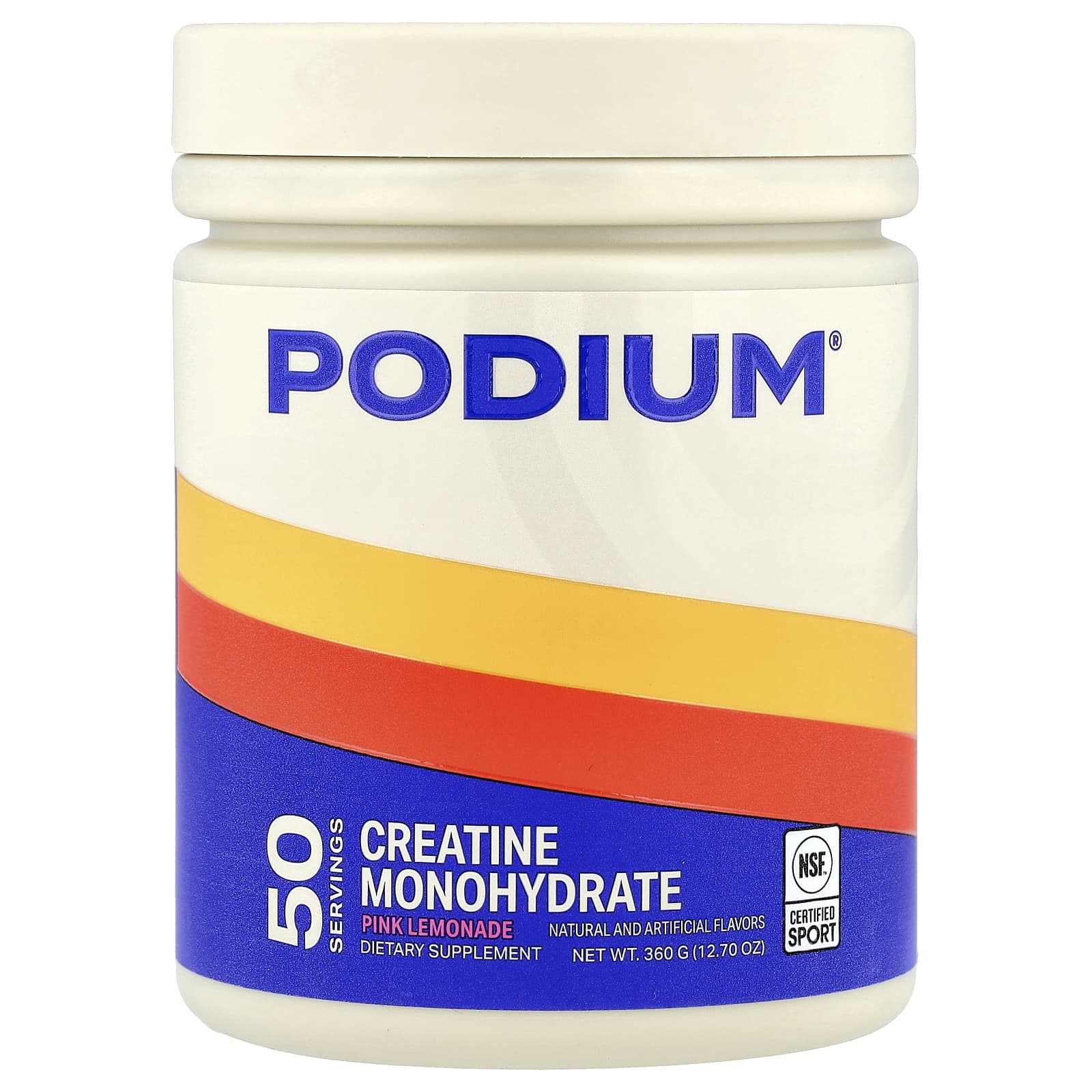 Podium Nutrition Creatine Monohydrate – Pink Lemonade – 360 g — Tunisie