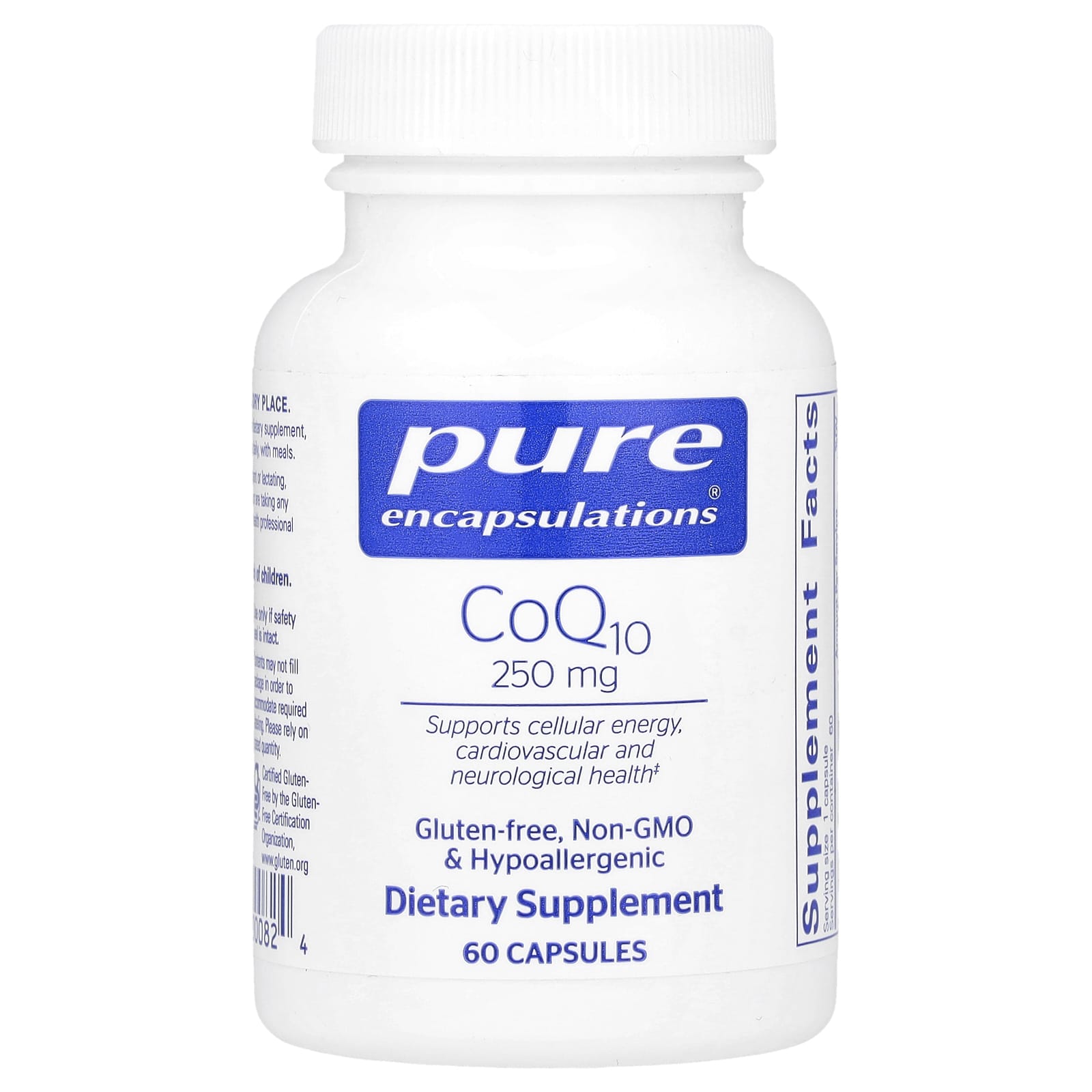 Pure Encapsulations CoQ10 – 250 mg – 60 gélules — Tunisie