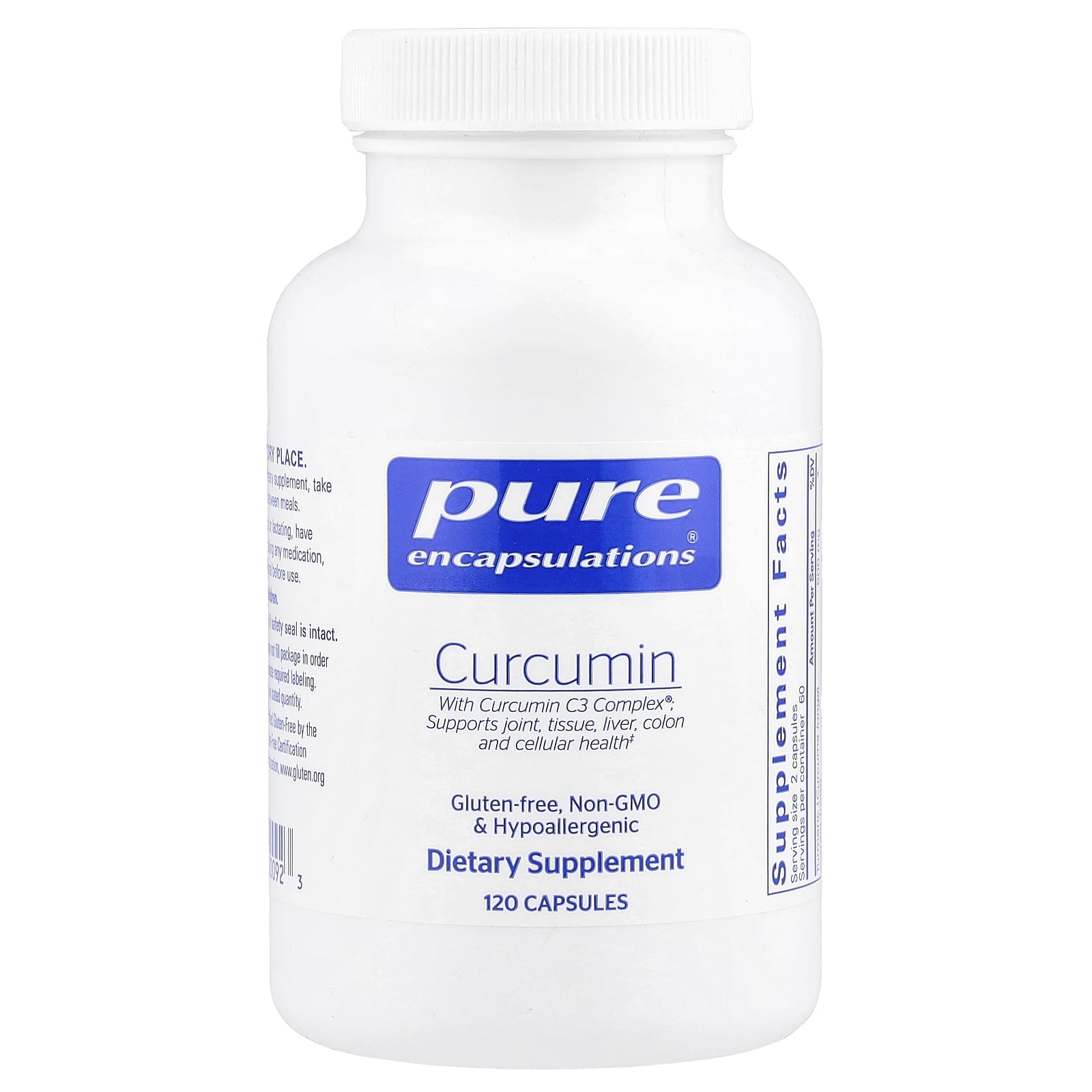 Pure Encapsulations Curcumin – 120 gélules — Tunisie