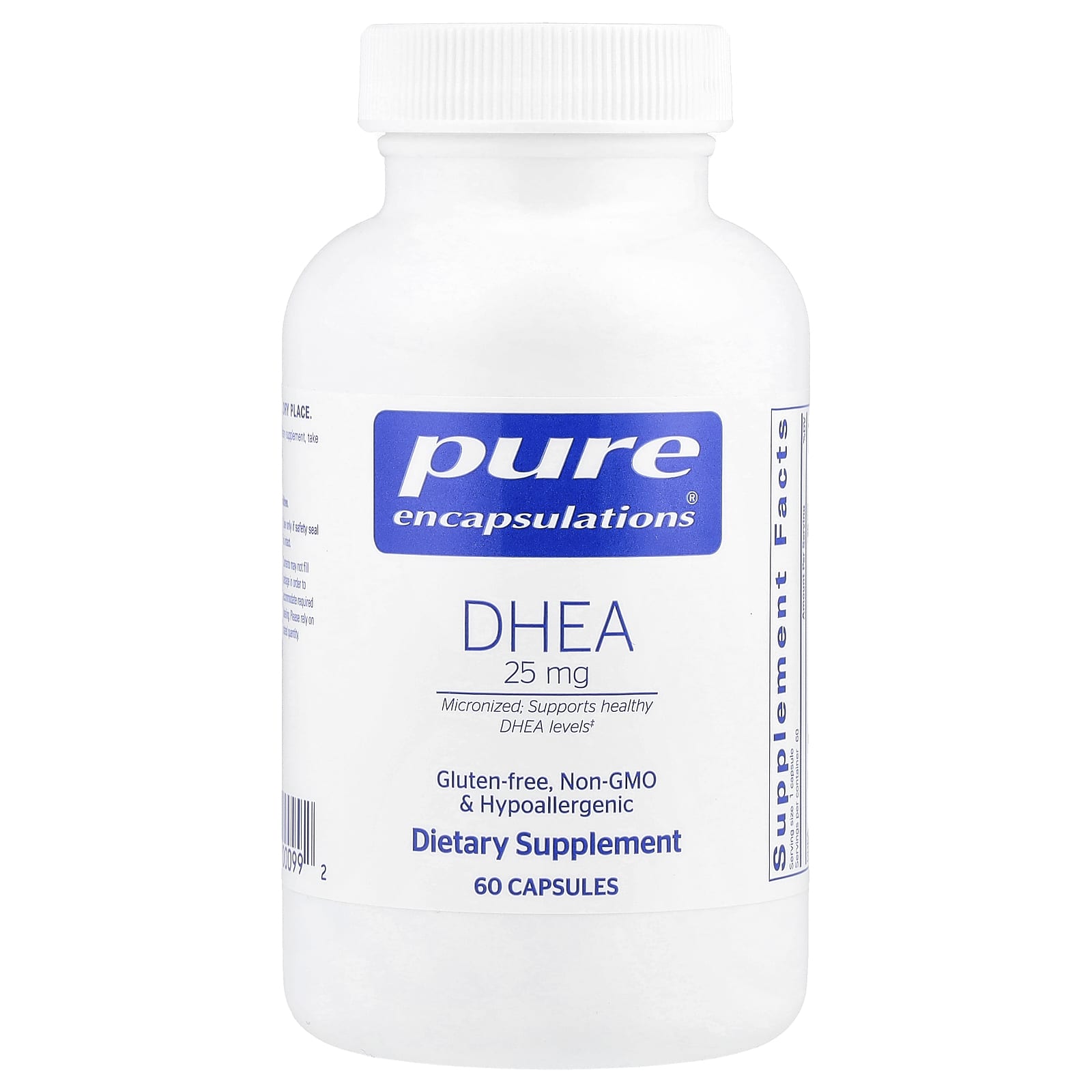 Pure Encapsulations DHEA – 60 gélules — Tunisie