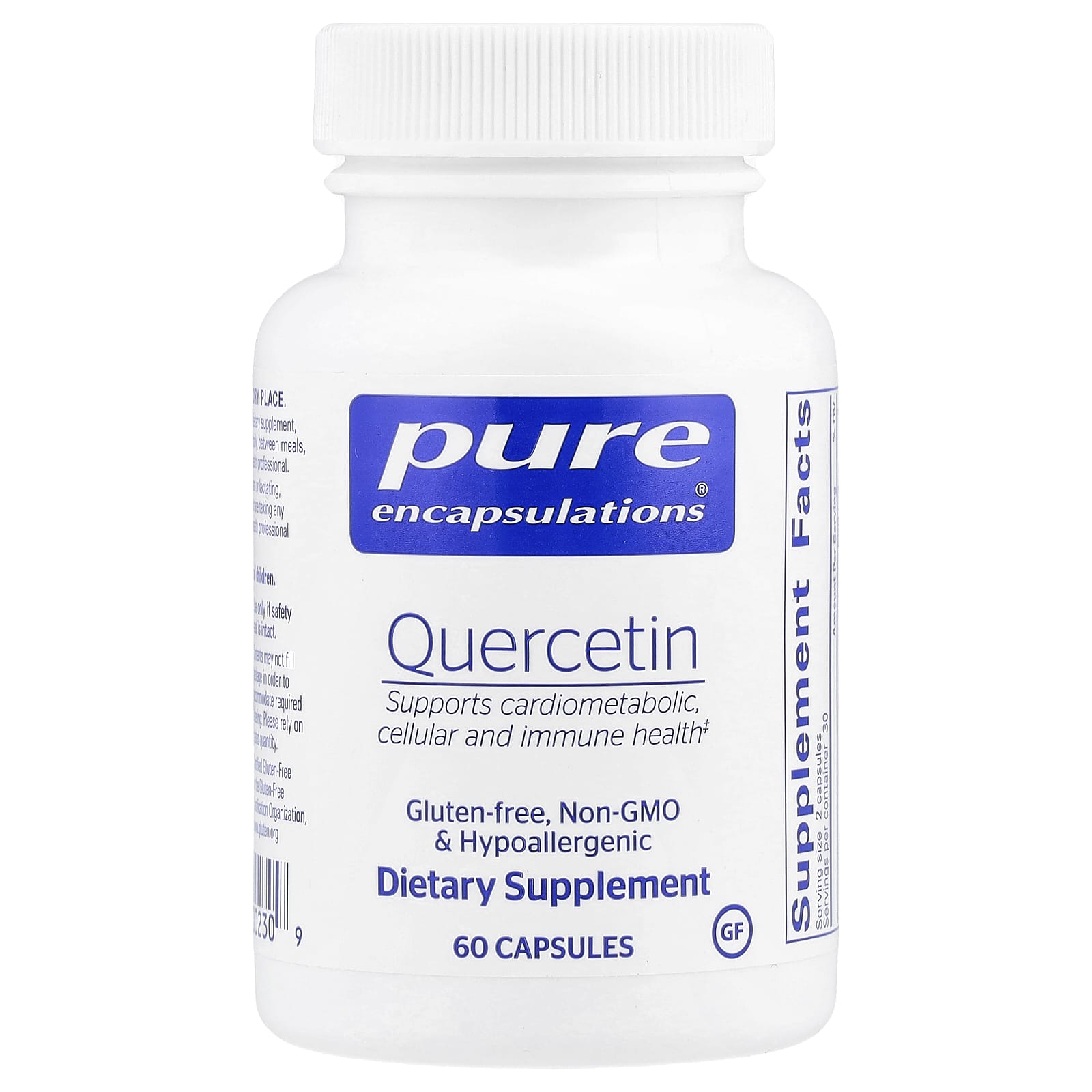 Pure Encapsulations Quercetin – 60 gélules — Tunisie