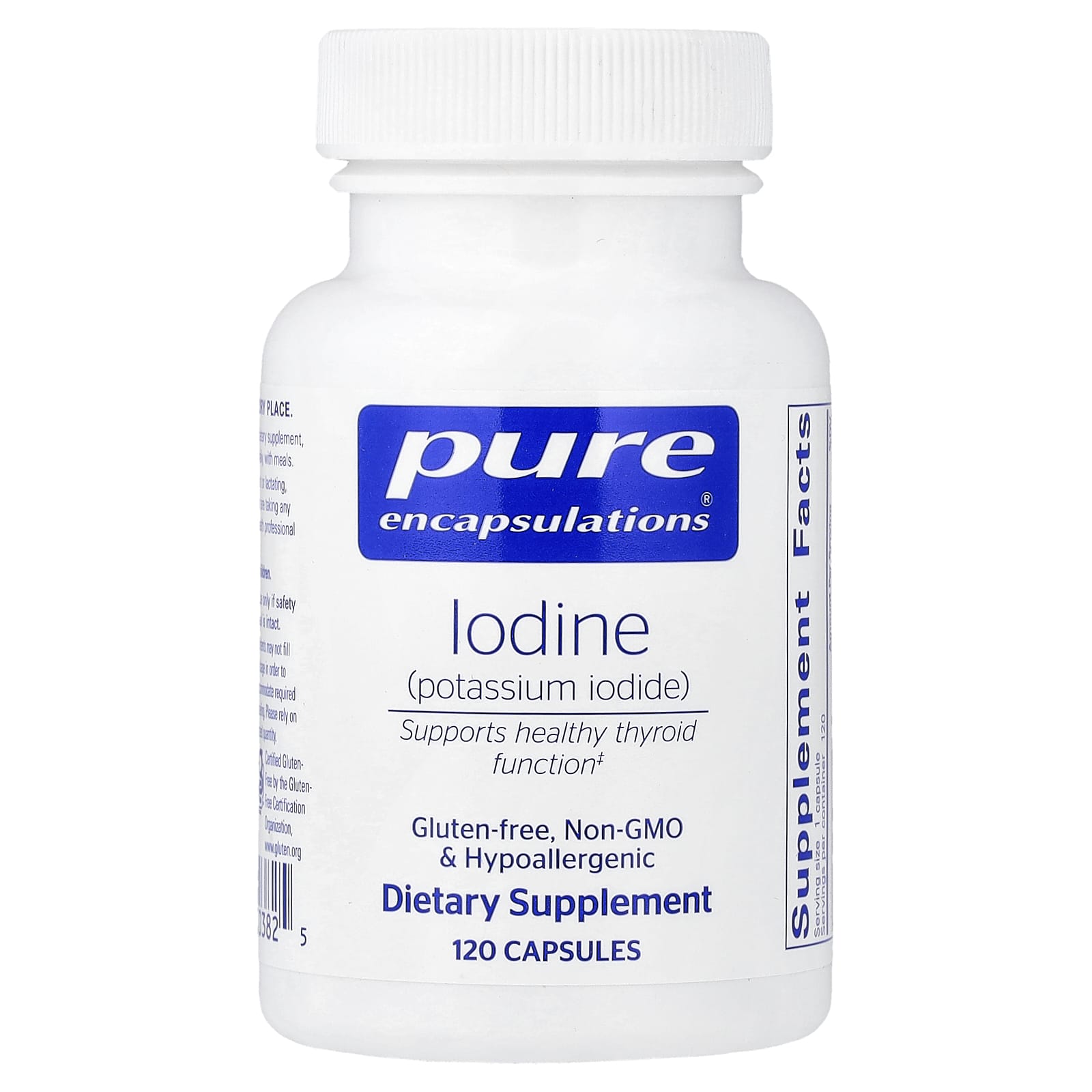 Pure Encapsulations Iodine – 120 gélules — Tunisie