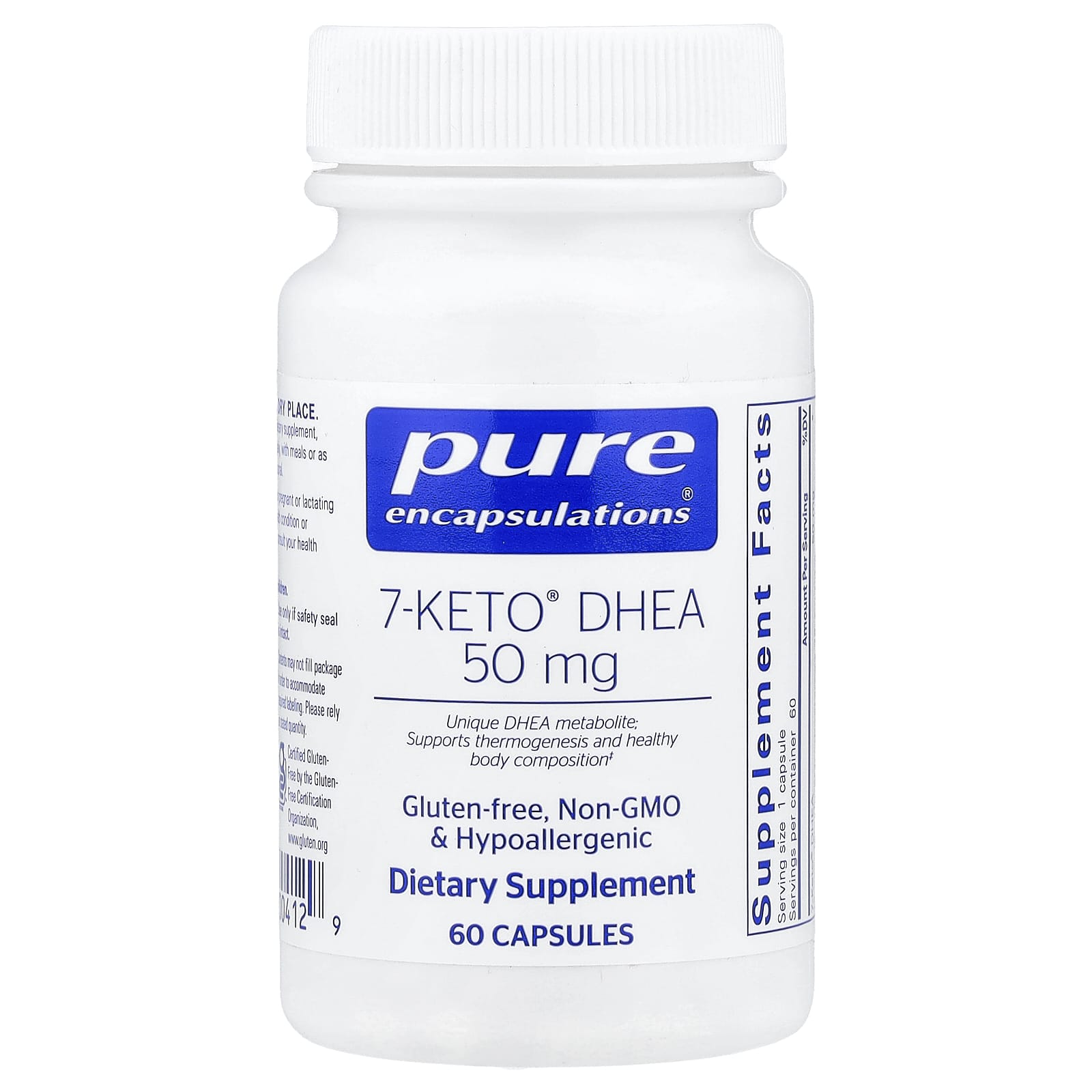 Pure Encapsulations 7-Keto DHEA – 50 mg – 60 gélules — Tunisie