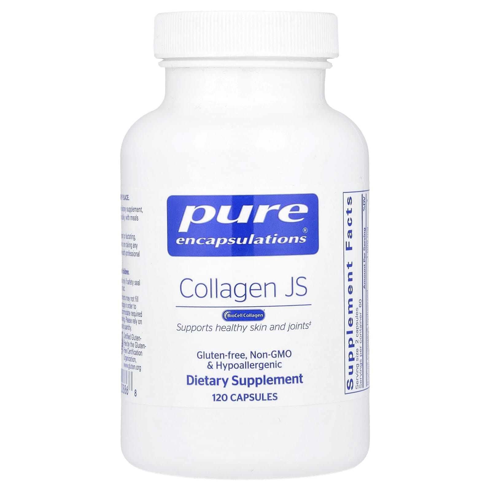 Pure Encapsulations Collagen JS – 120 gélules — Tunisie